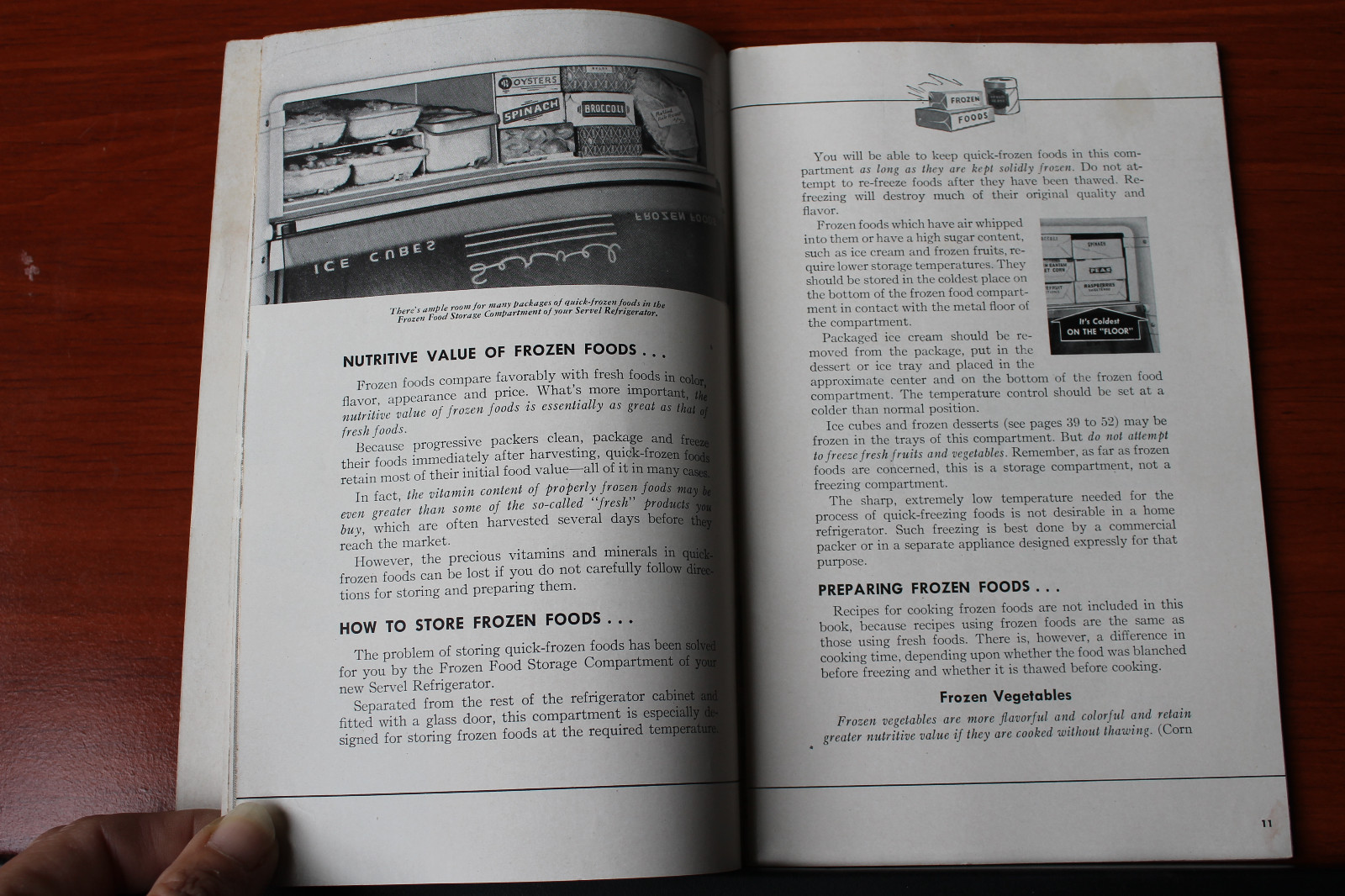 Servel – Making the most of your Servel -1947 cookbook recipes -operating manual
