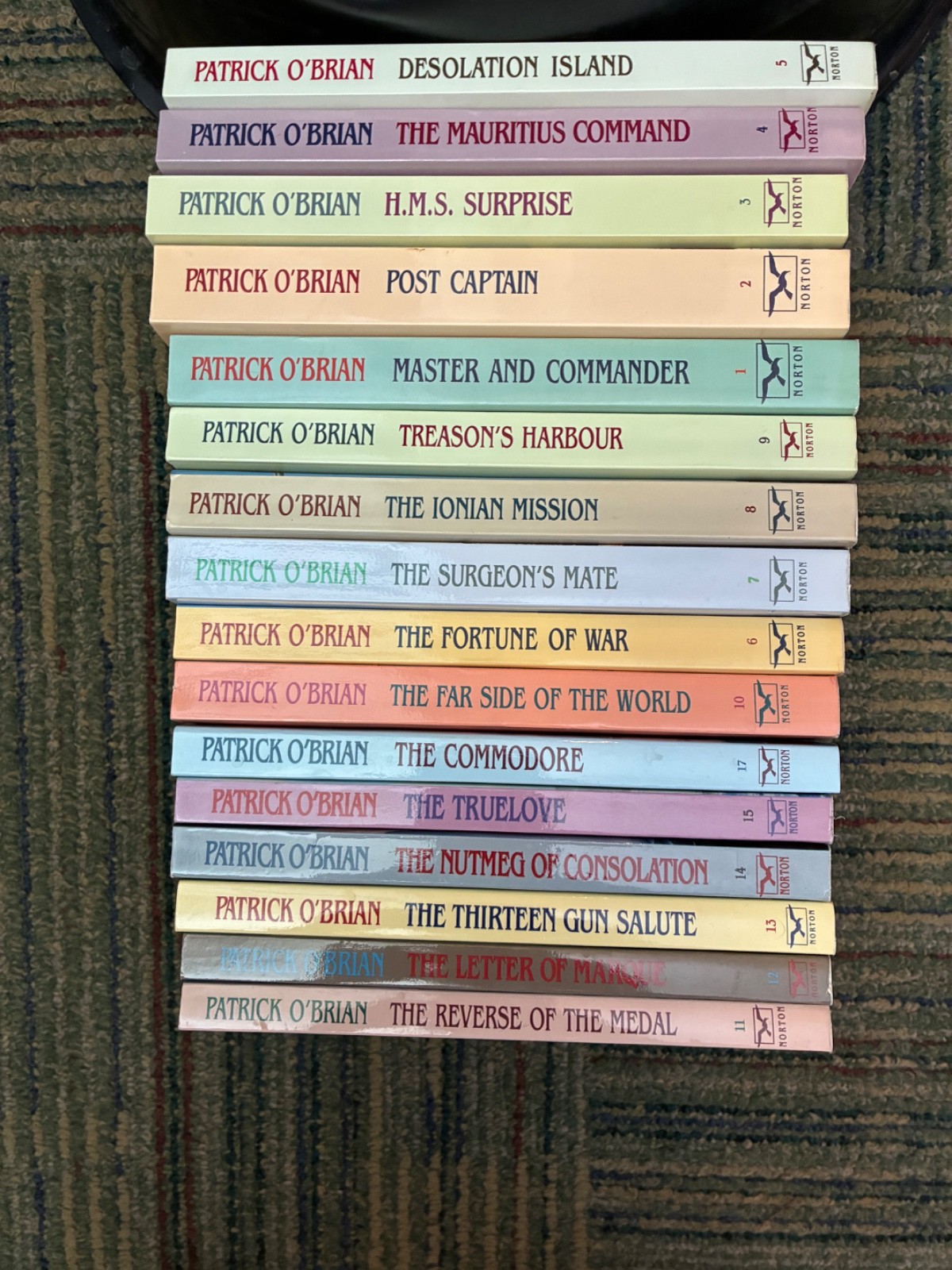 Patrick O’Brian/Set of 16 Novels/Pbk/Great Condition/Free Shipping