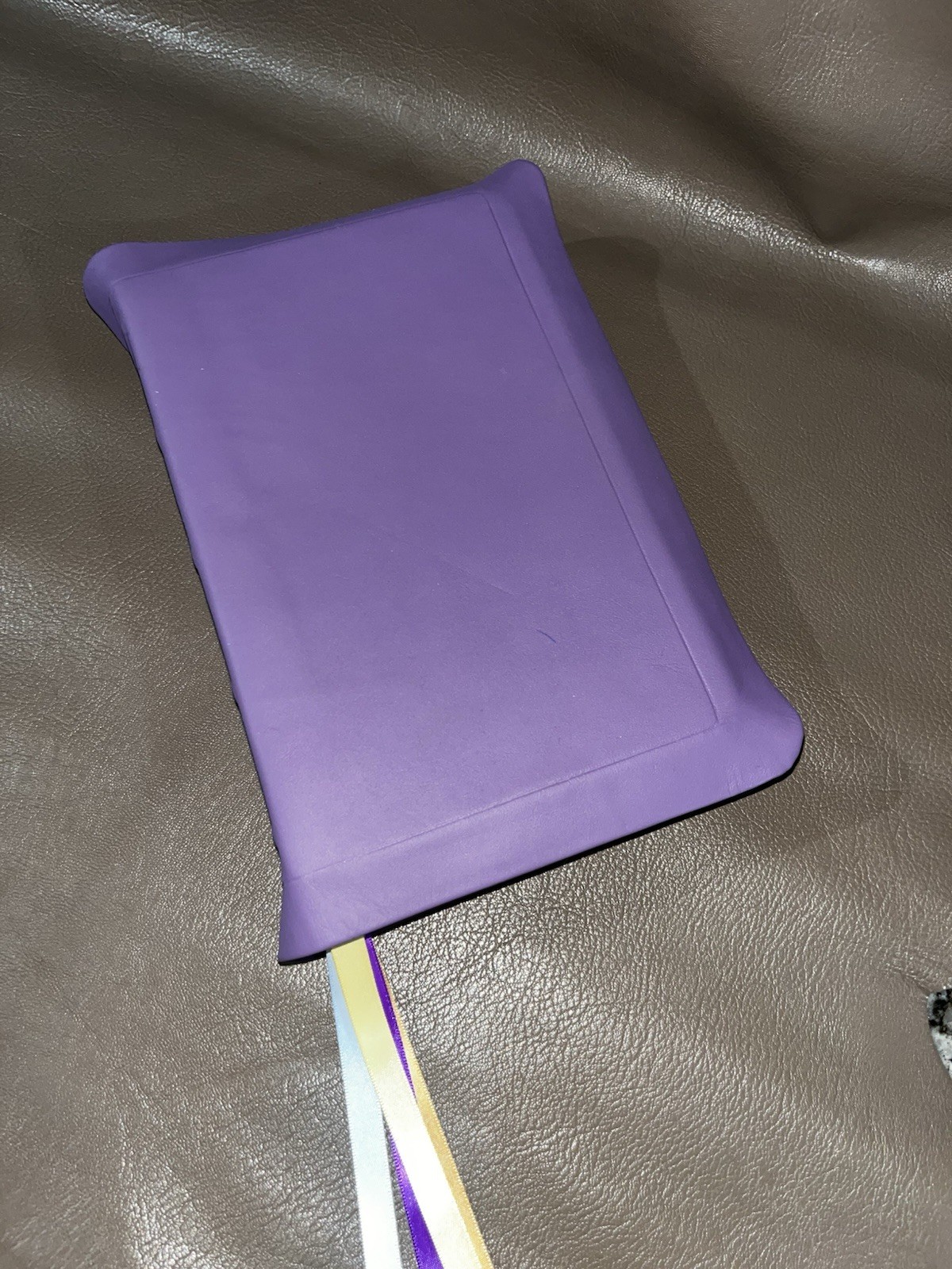 Filament Bible NLT Original Single Column Rebind Purple Goatskin