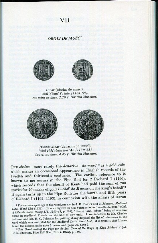 Grierson Later Mediaeval Numismatics 1979 HC Plates
