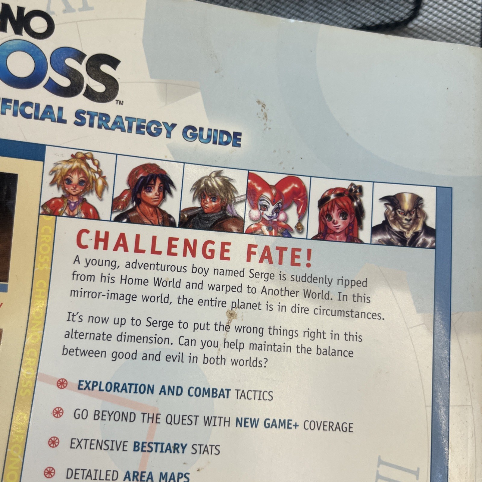 Chrono Cross Official Strategy Guide Brady Games Sony PlayStation Squaresoft