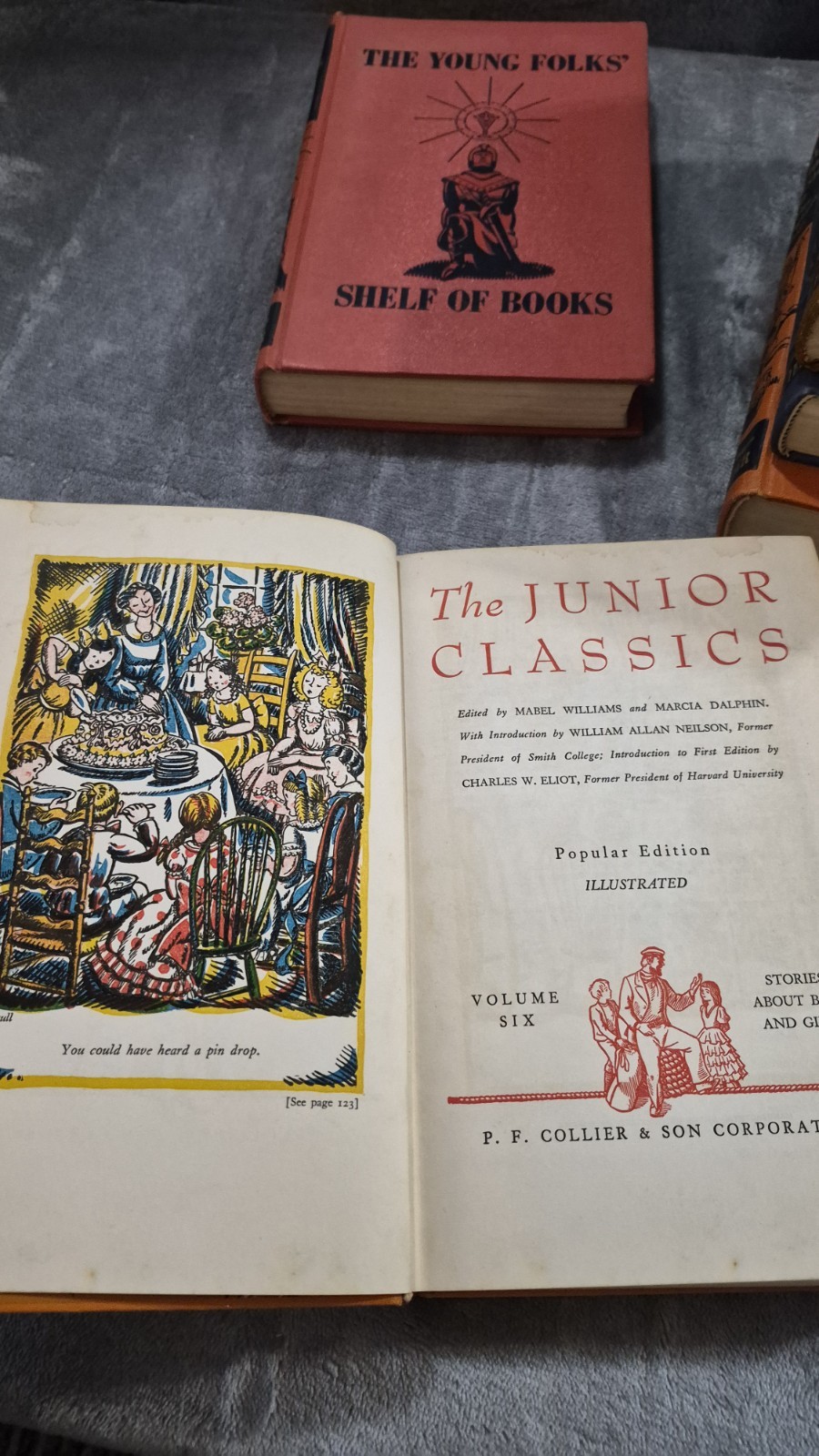 Collier’s The Junior Classics: The Young Folks Shelf of Books Set 6 Hardback OBO