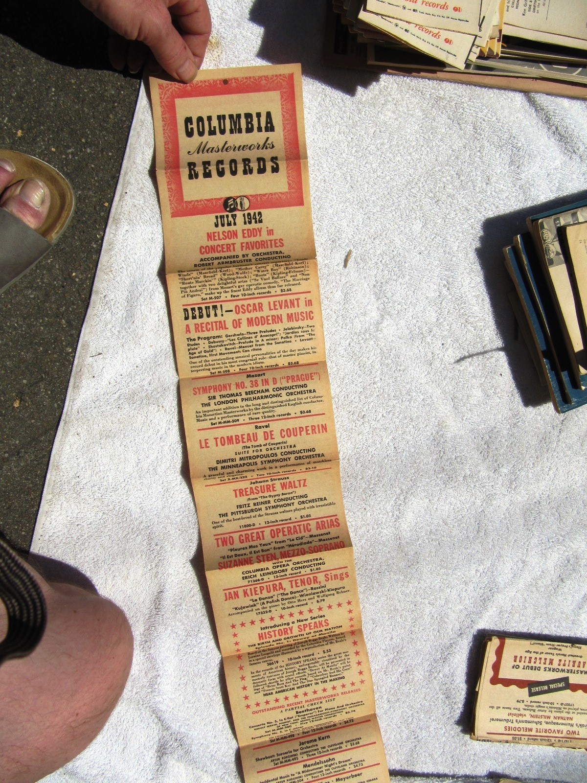 August 1942 COLUMBIA MASTERWORKS Supplement Geshwin Concerto RECORD CATALOG