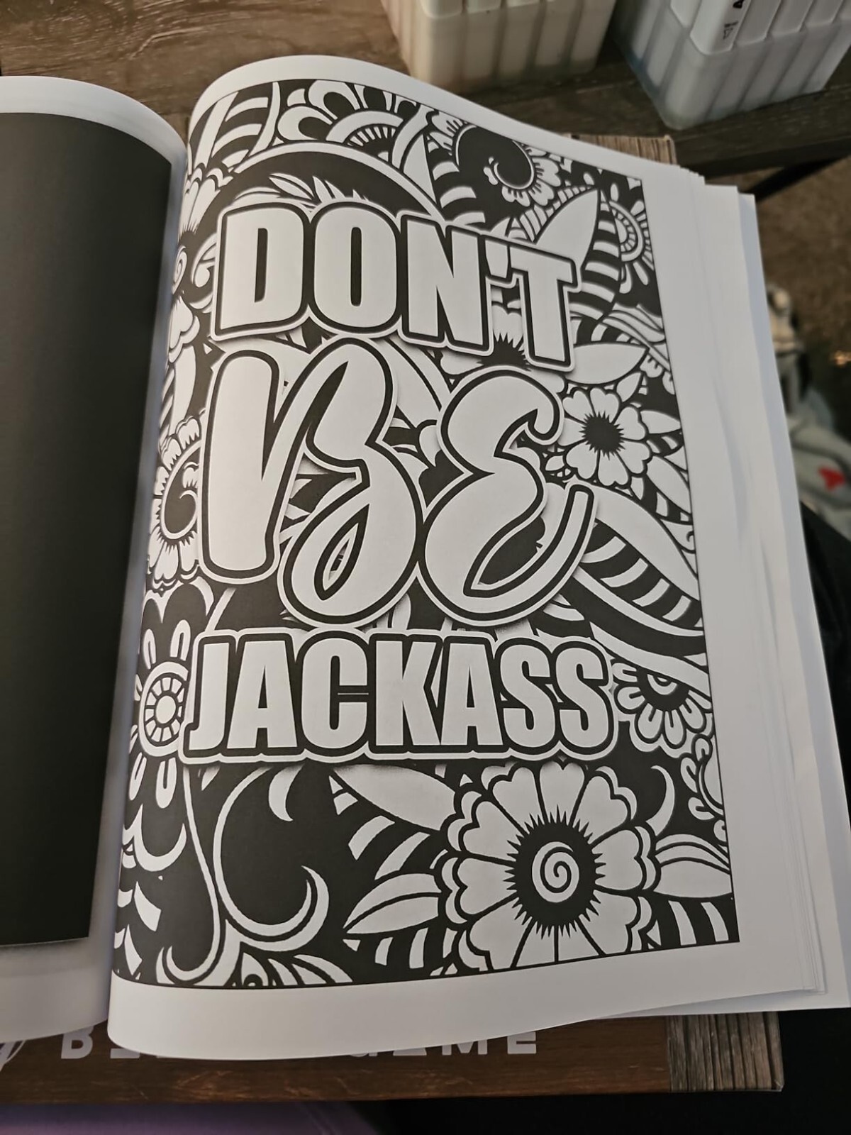 Swear Word Coloring Book for Adults Easy Midnight Edition Sweary Coloring Book