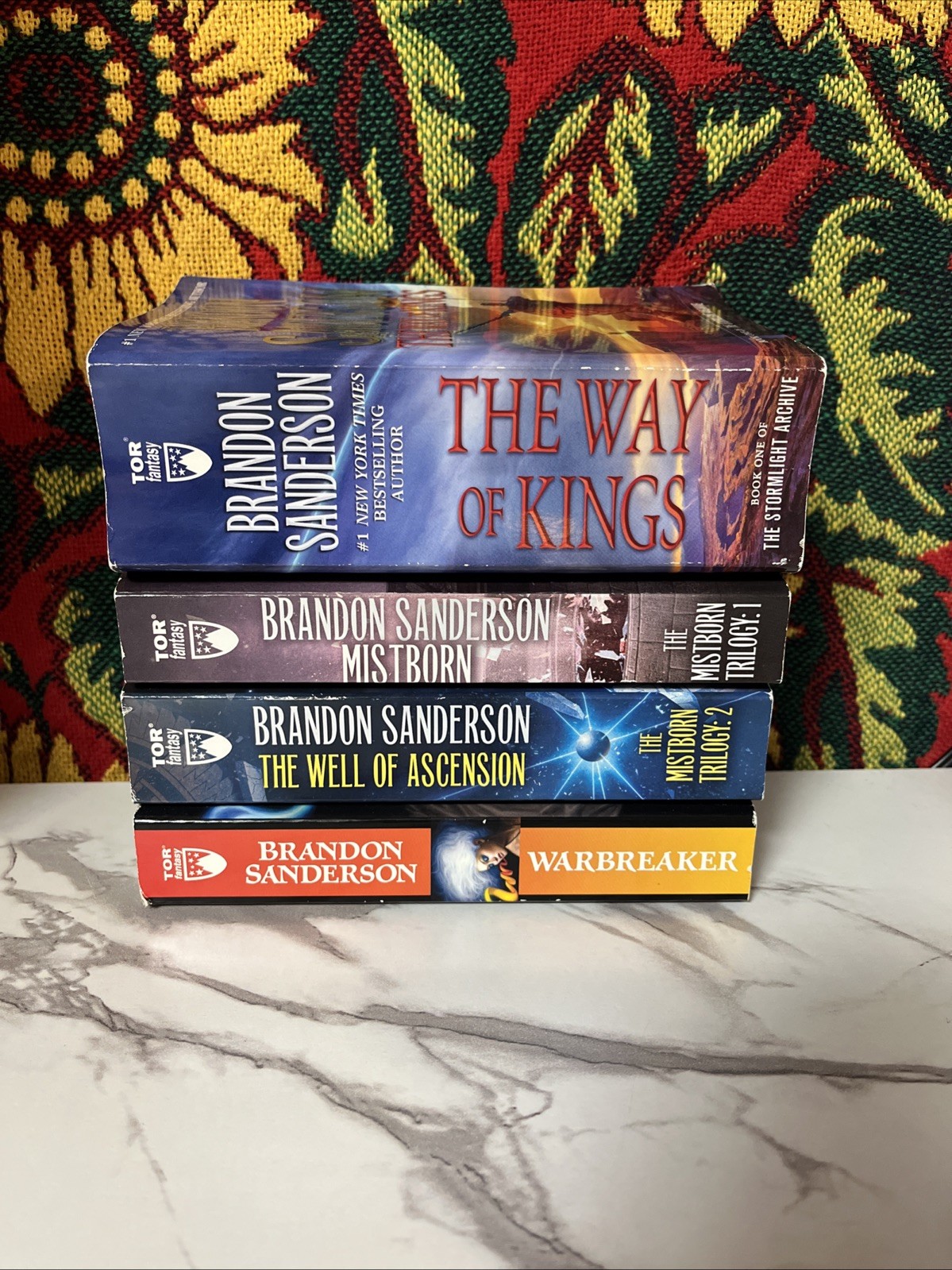 Brandon Sanderson Books Paperback