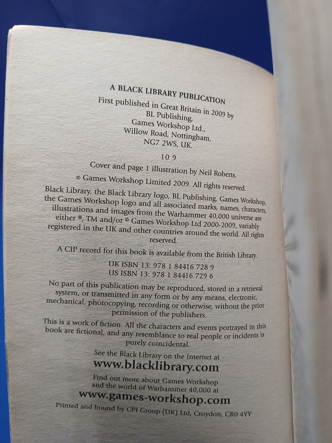 Mike Lee Warhammer 40,000 40K Horus Heresy Fallen Angels Mass Market 2009