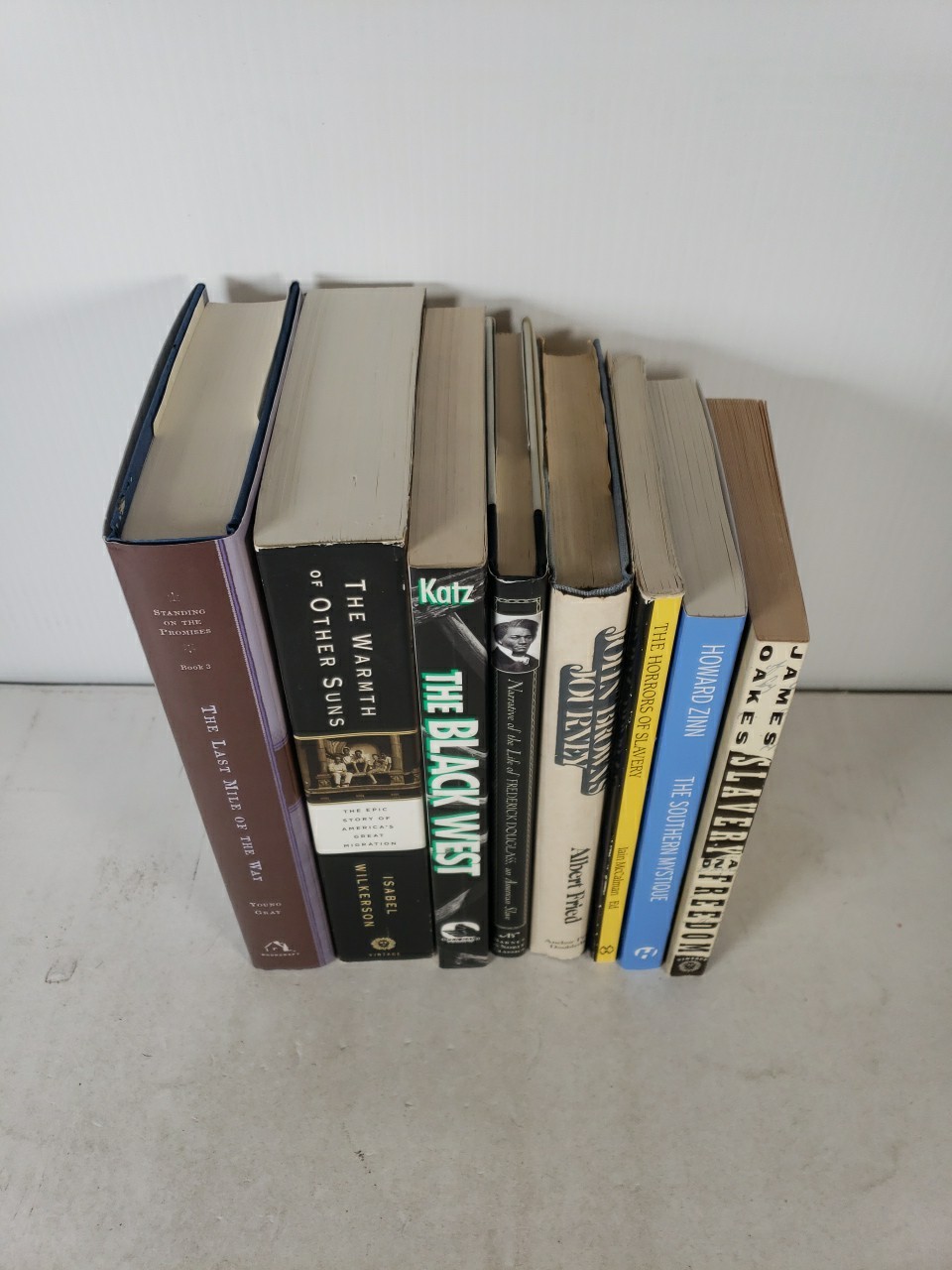 Black American History (8 Book Lot) Slavery, John Brown, Migrating West, Novel