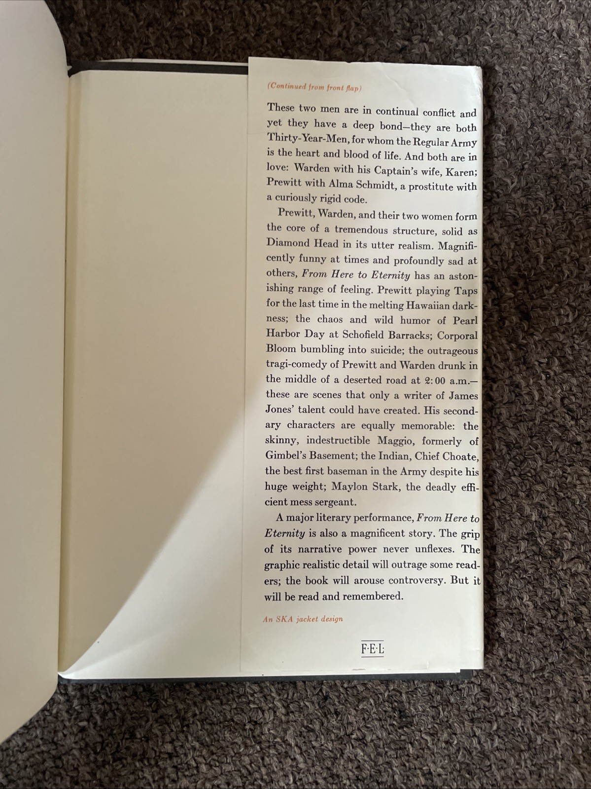 JAMES JONES FROM HERE TO ETERNITY The First Edition Library