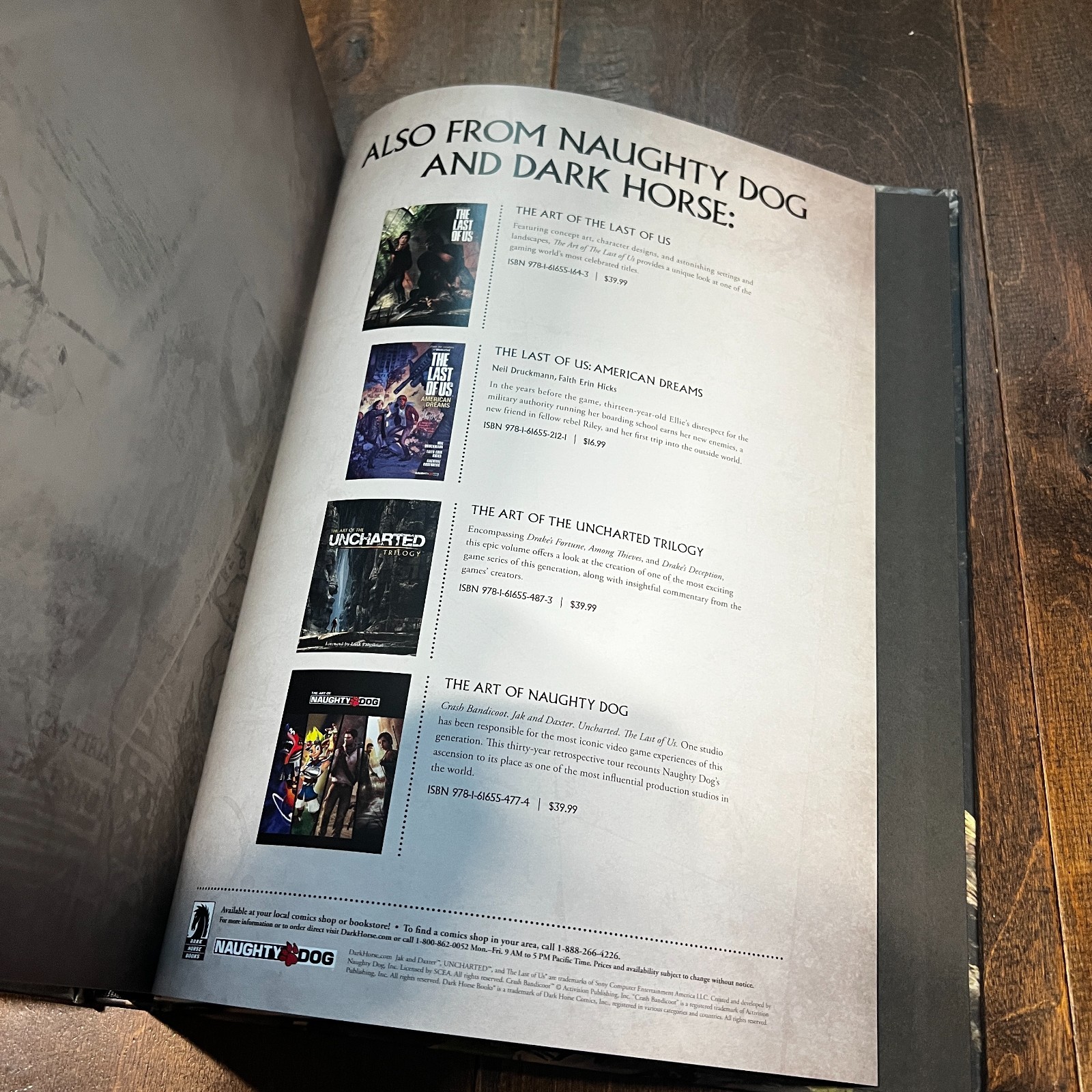 Limited The Art of the Uncharted Trilogy Dark Horse Books – RARE First Edition