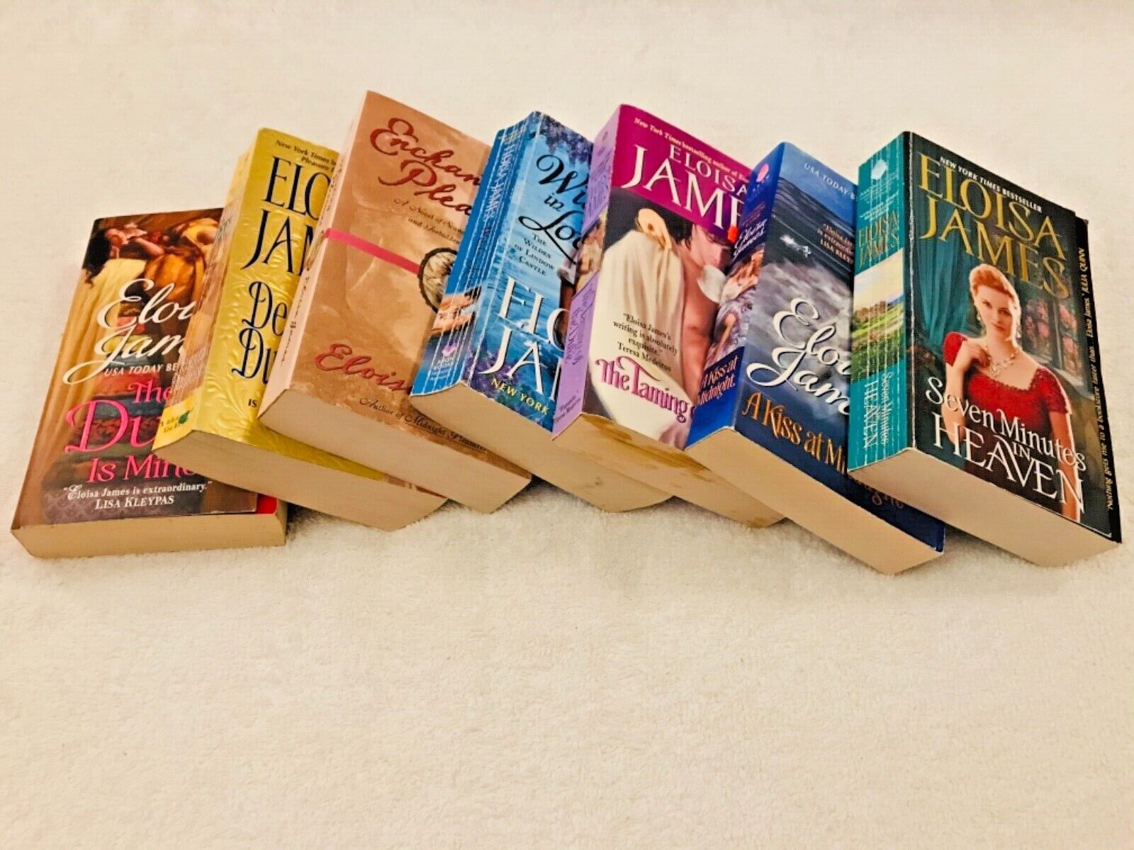 Lot 7 Eloisa James PB Book All Historical Romance Only Wilde In Love….