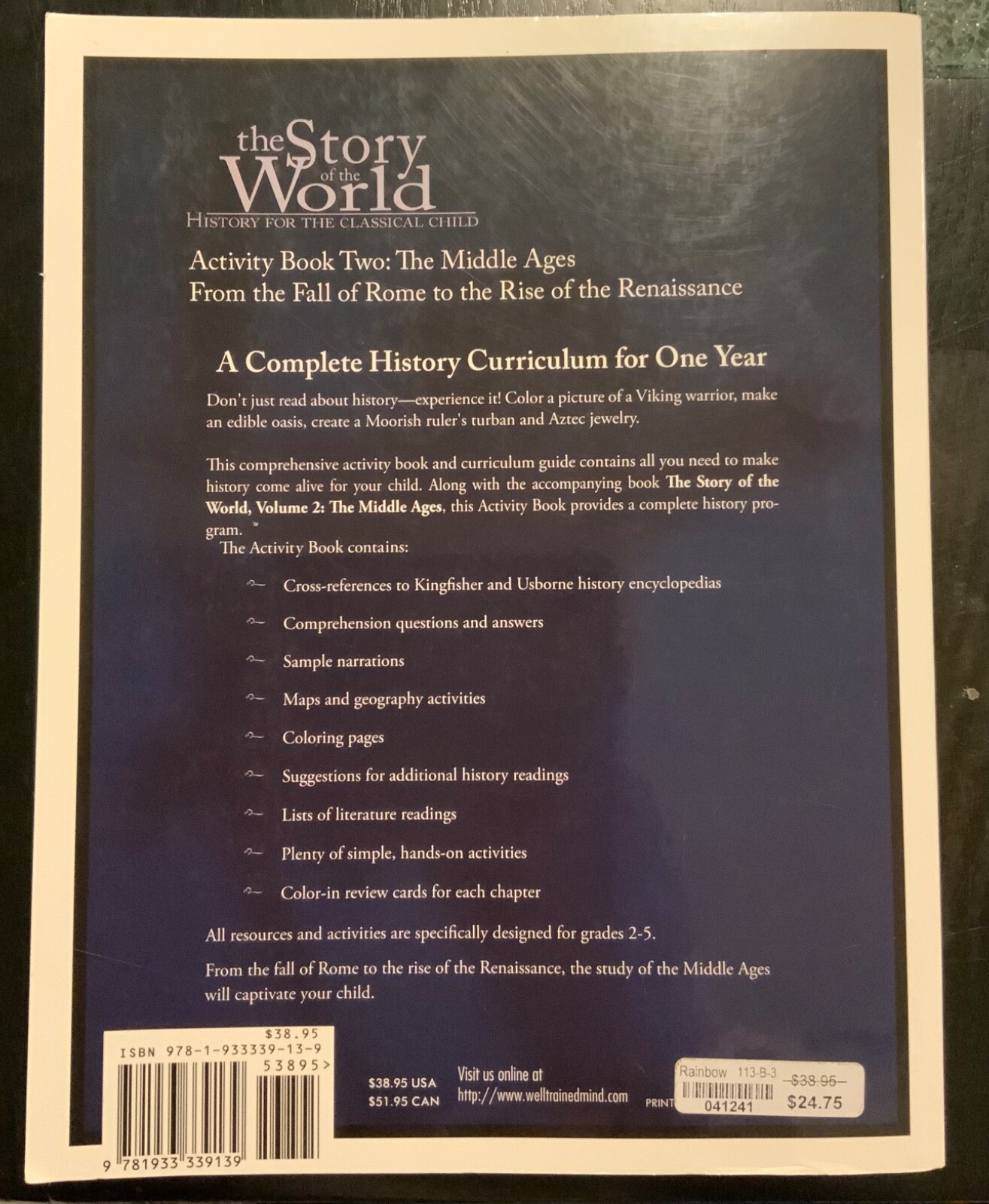 Well Trained Mind Press: Story of the World Activity Book Two: The Middle Ages