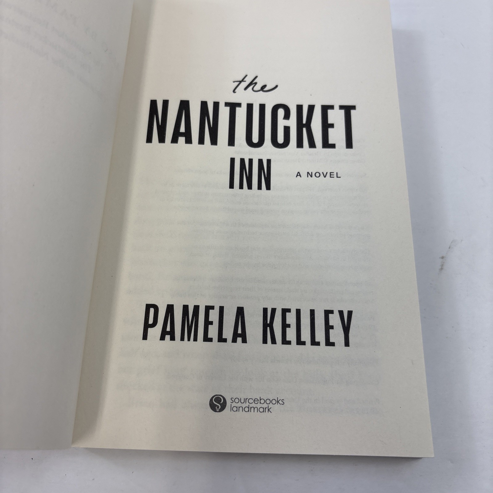 The Nantucket Inn: A Novel – Paperback, by Kelley Pamela NEW