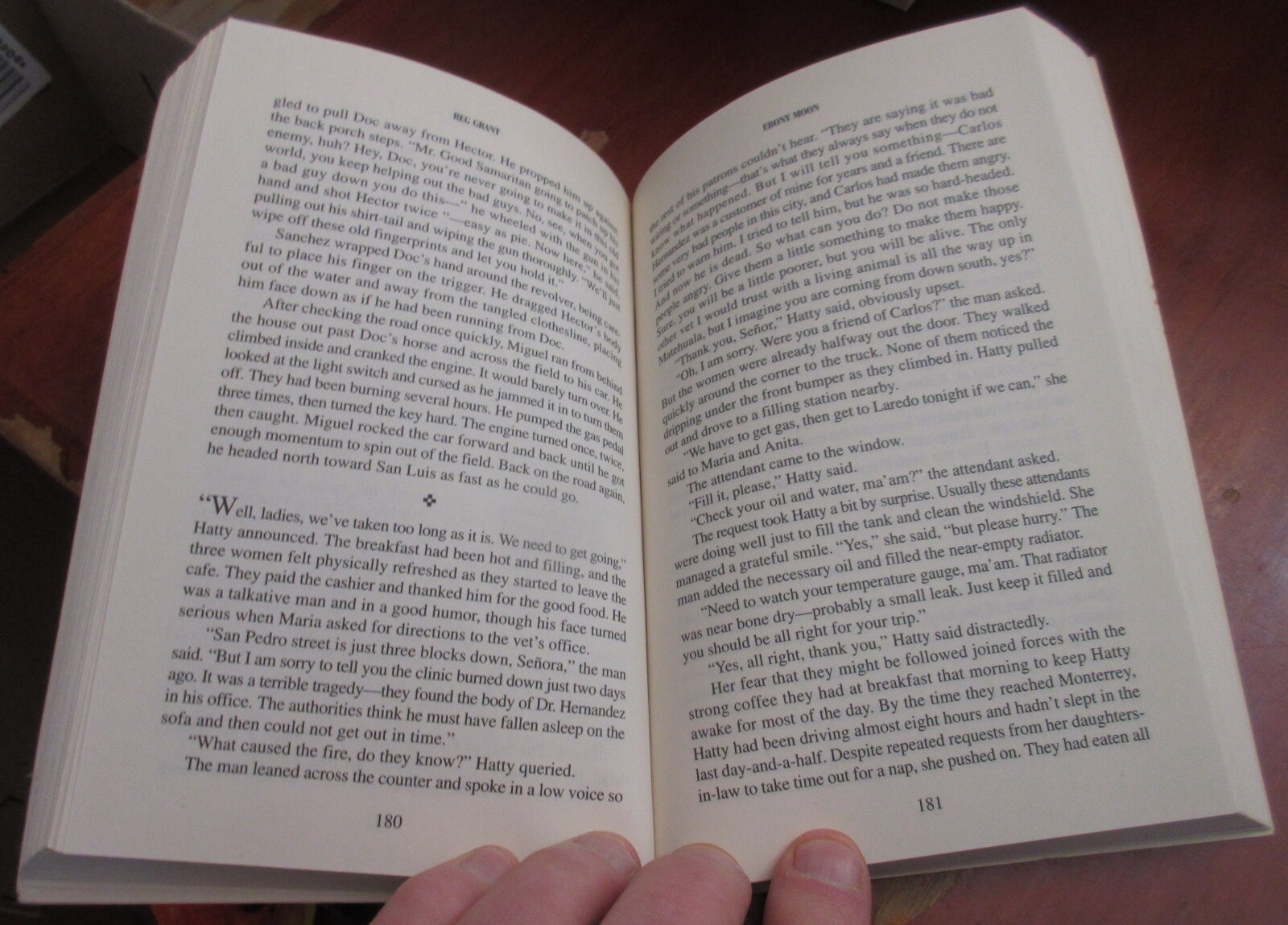 Reg Grant “Ebony Moon”, paperback