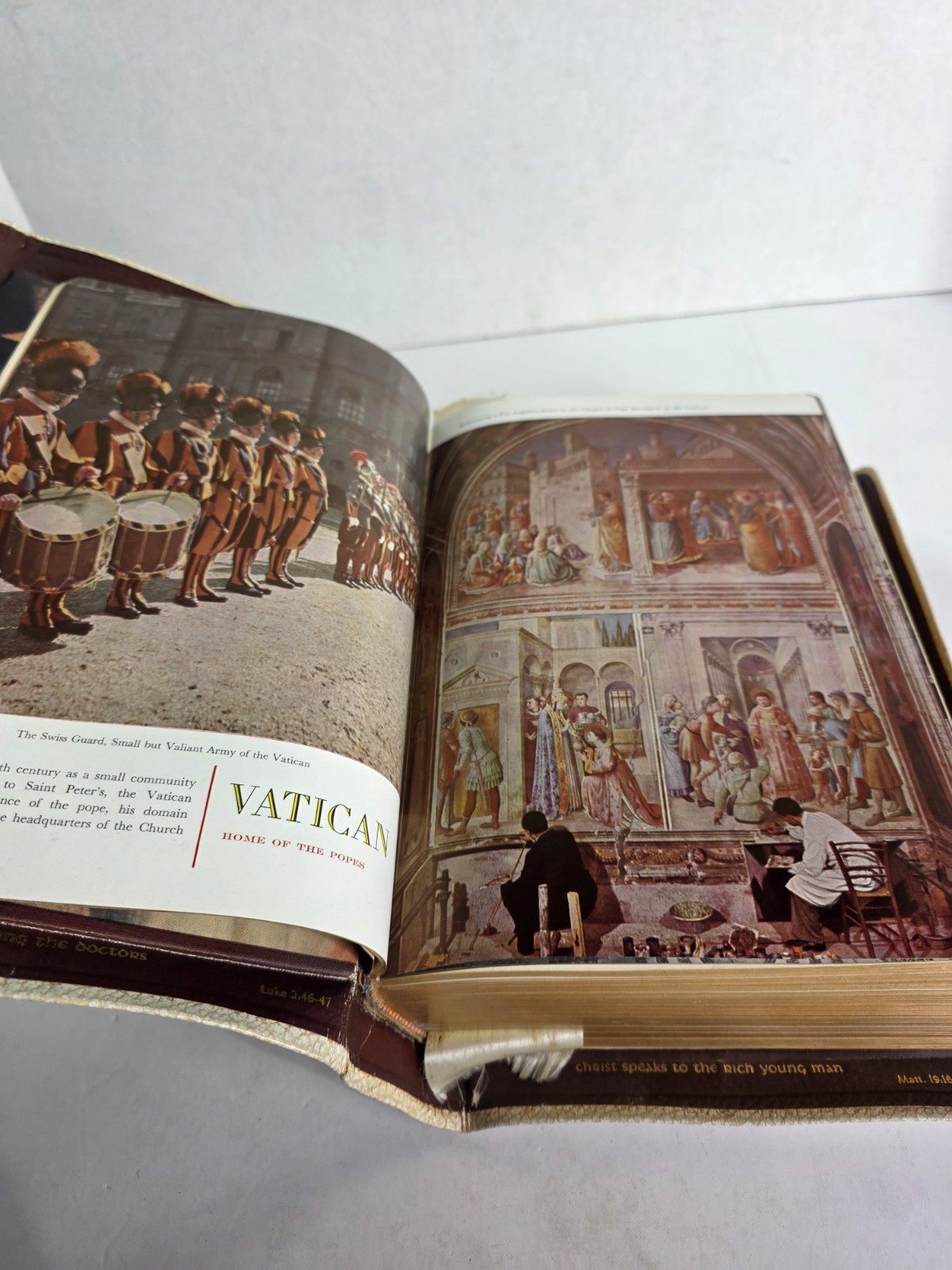 HOLY BIBLE 1958 Catholic Press HOLY ANGELS DELUXE EDITION Illustrated