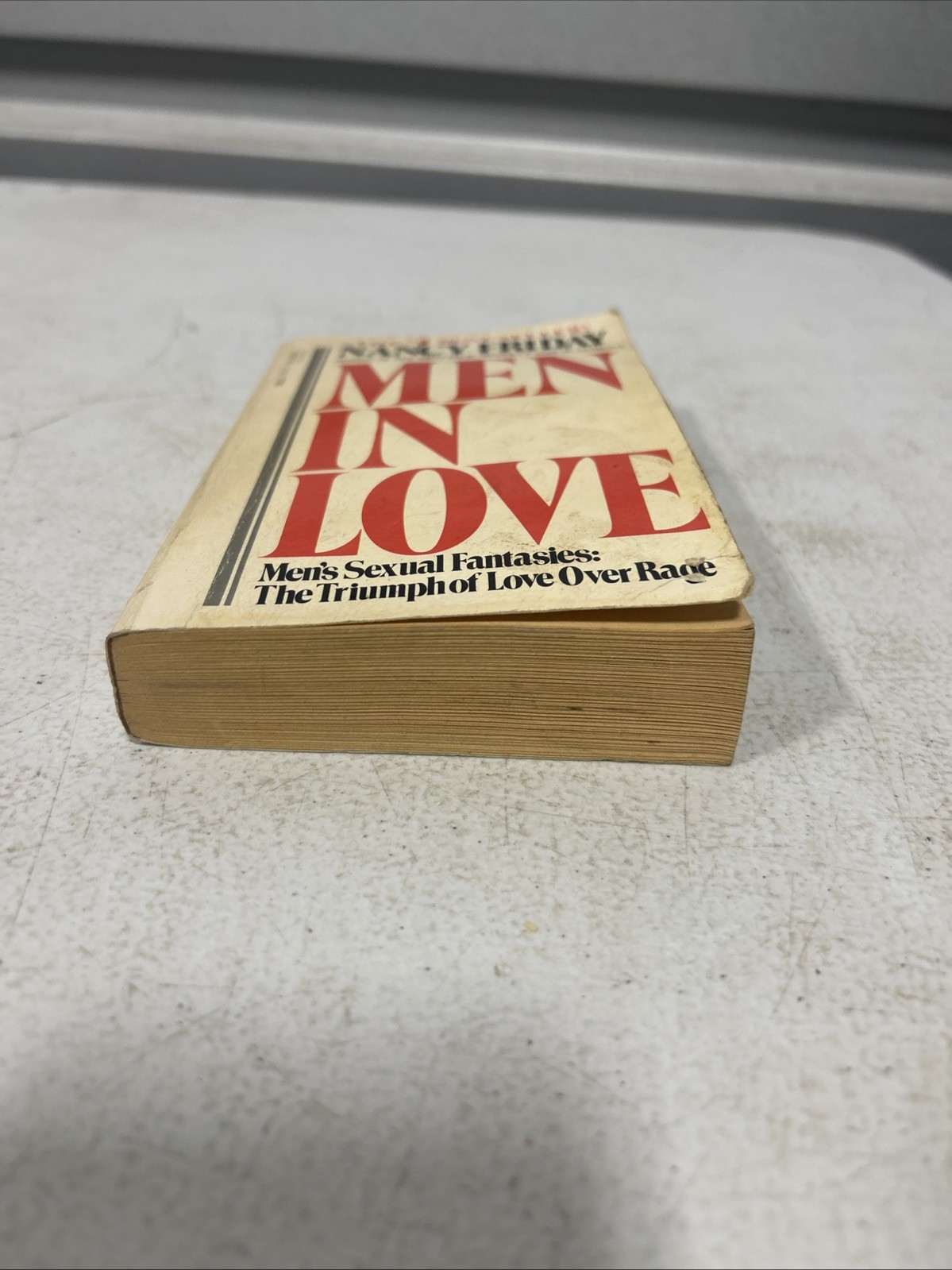 Men in Love by Nancy Friday 1981 Dell Printing Sexual Fantasies Paperback PB