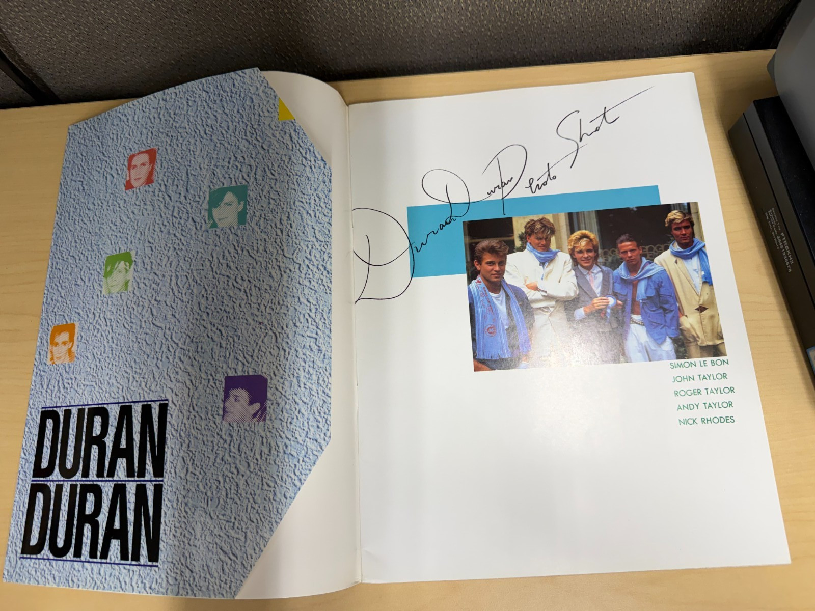 Duran Duran Photo Shot 1984 Japanese Book, Color Photos, intact with dust jacket