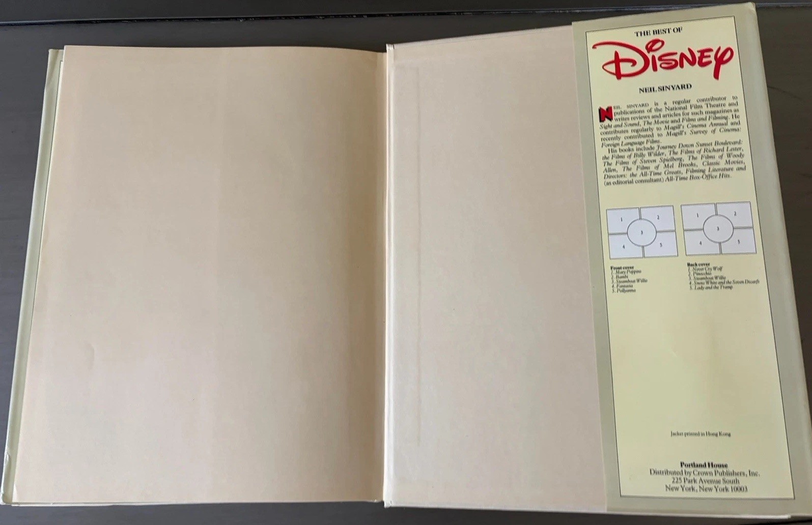 THE BEST OF DISNEY Vintage HARDCOVER BOOK BY NEIL SINYARD