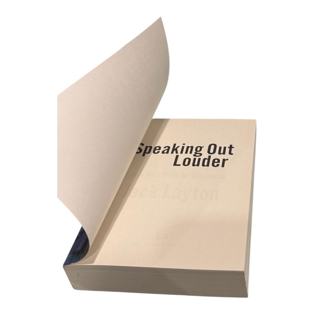 Speaking Out Louder Jack Layton Paperback Revised Updated Canadian Politics