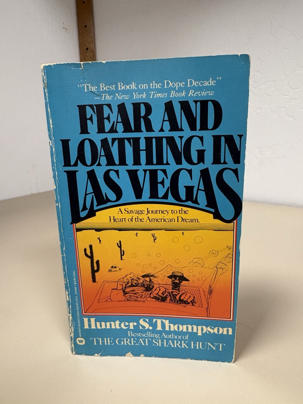 Fear & Loathing in Las Vegas Hunter S Thompson 1st Warner Printing Paperback1982