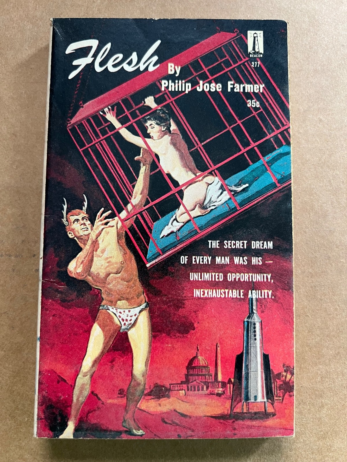 Flesh by Philip Jose Farmer -1960 1st Printing Paperback