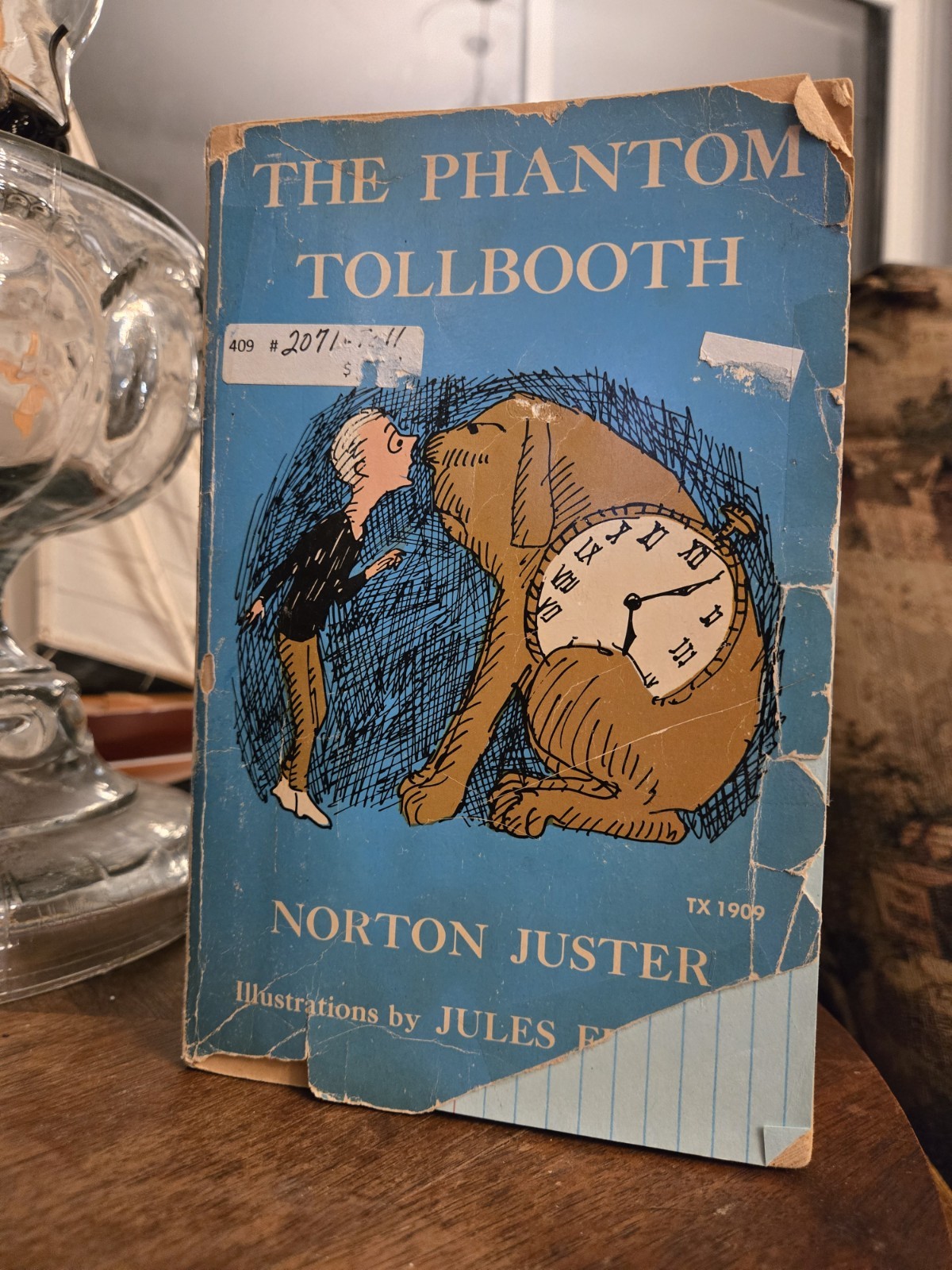 The Phantom Tollbooth Norton Juster Jules Feiffer 1st PB 1961 Scholastic Illust…