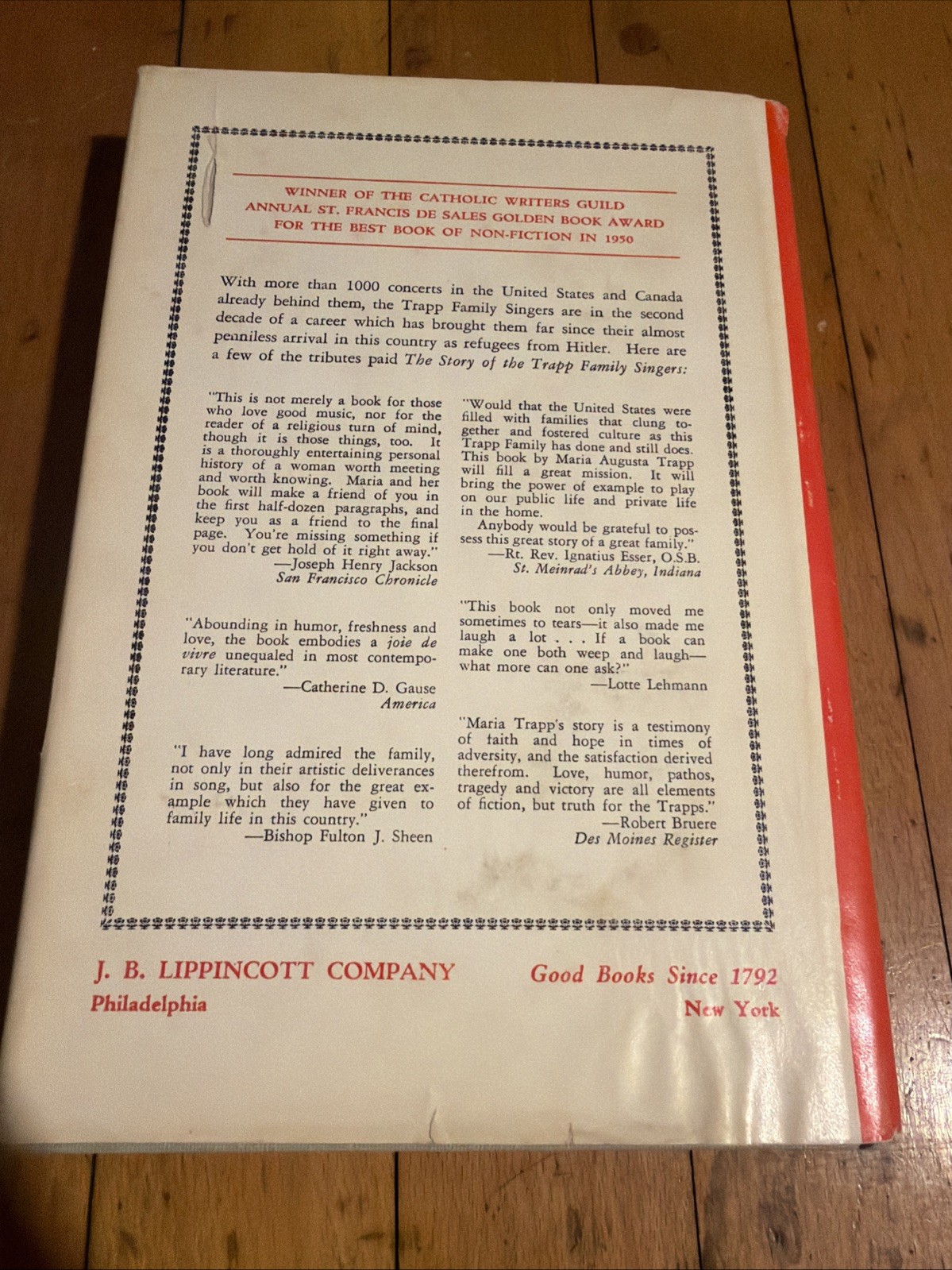 SIGNED Maria von Trapp THE STORY OF THE TRAPP FAMILY SINGERS HCDJ + Polaroid