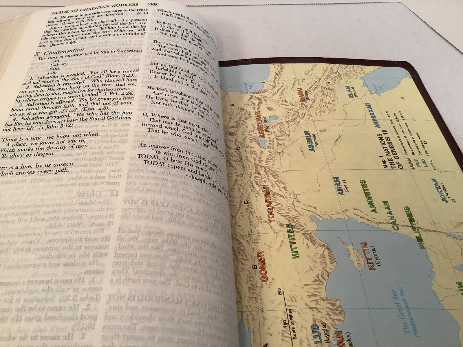 The New Open Bible NKJV Large Print Nelson New King James Bonded Leather