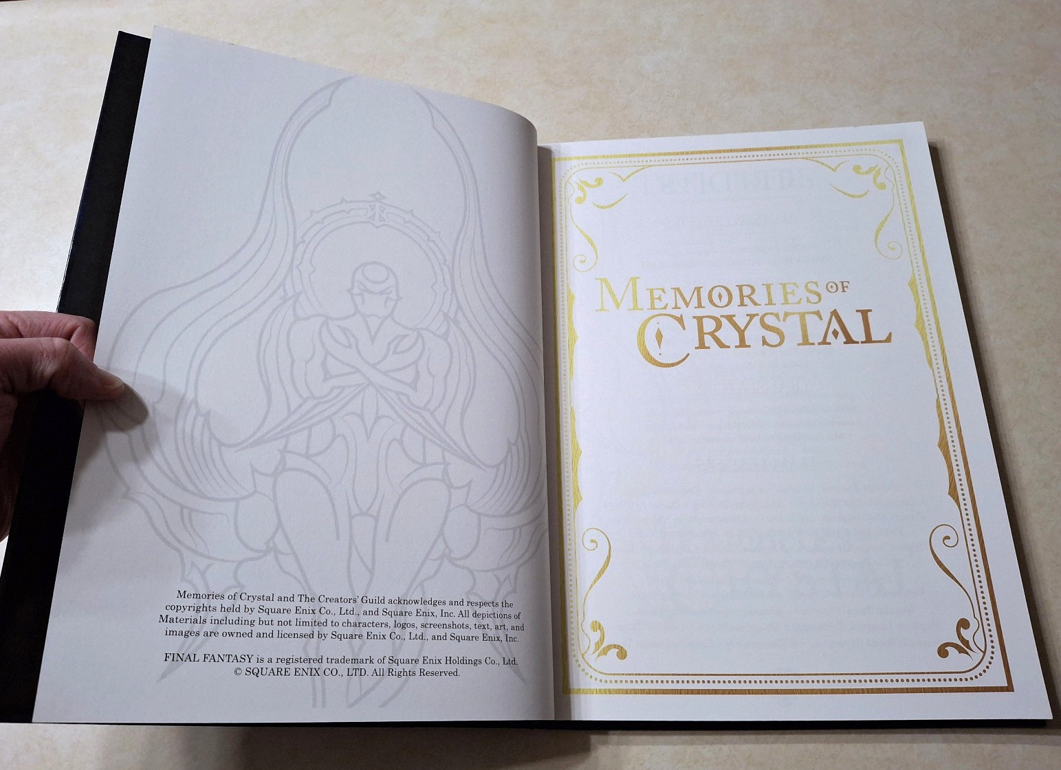 Final Fantasy XIV 14 FF14 Memories of Crystal Fan Art Book Hardcover Square Enix