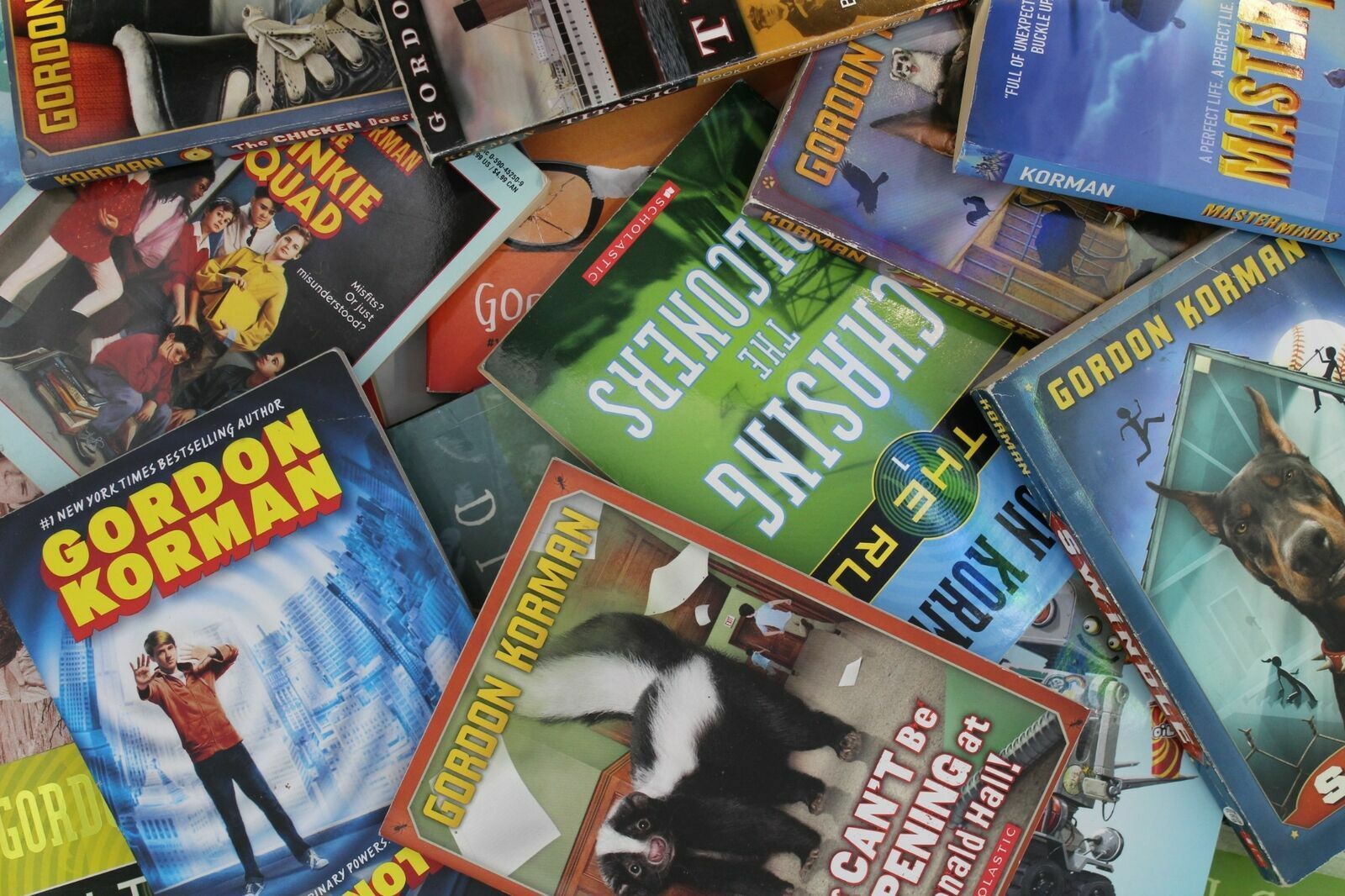 Lot of 10 Gordon Korman Paperback Books MIX