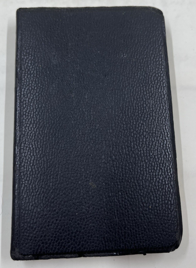 Vintage The New Testament World Pronouncing Edition KJV Pocket Size Black used