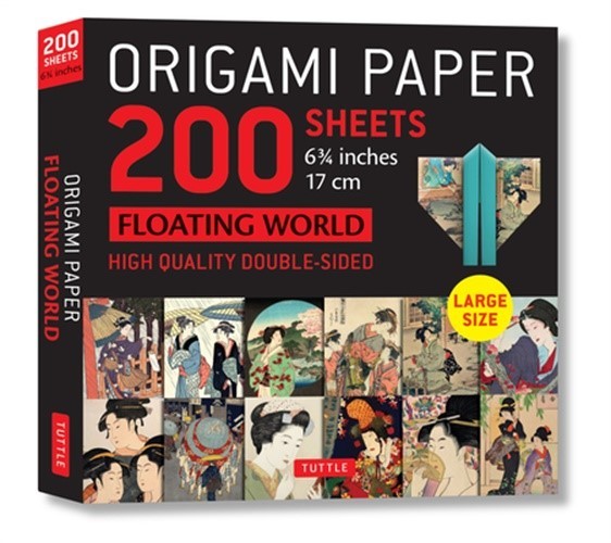 Origami Paper 200 Sheets Floating World 6 3/4″ (17 CM): Tuttle Origami Paper: Hi