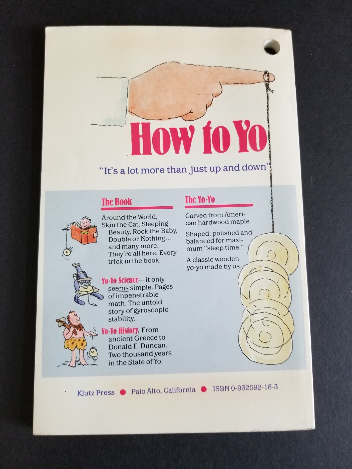 Used – 1987 Paperback – The Klutz Yo-Yo Book