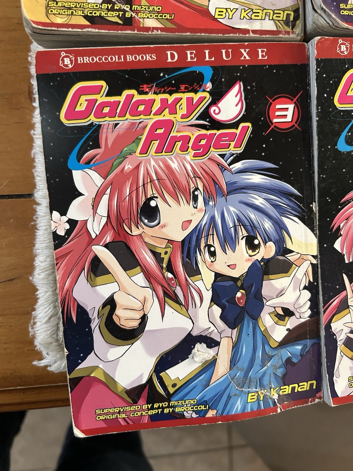 Galaxy Angel Manga – COMPLETE Set Volumes #1–5 | English | 2004 | OOP