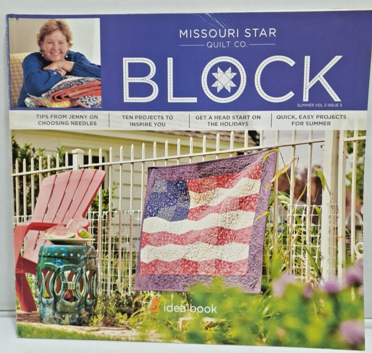 Lot of 3~ 2015 BLOCK Idea Books Missouri Star Quilt Co. Summer Issues 1 &2, Fall
