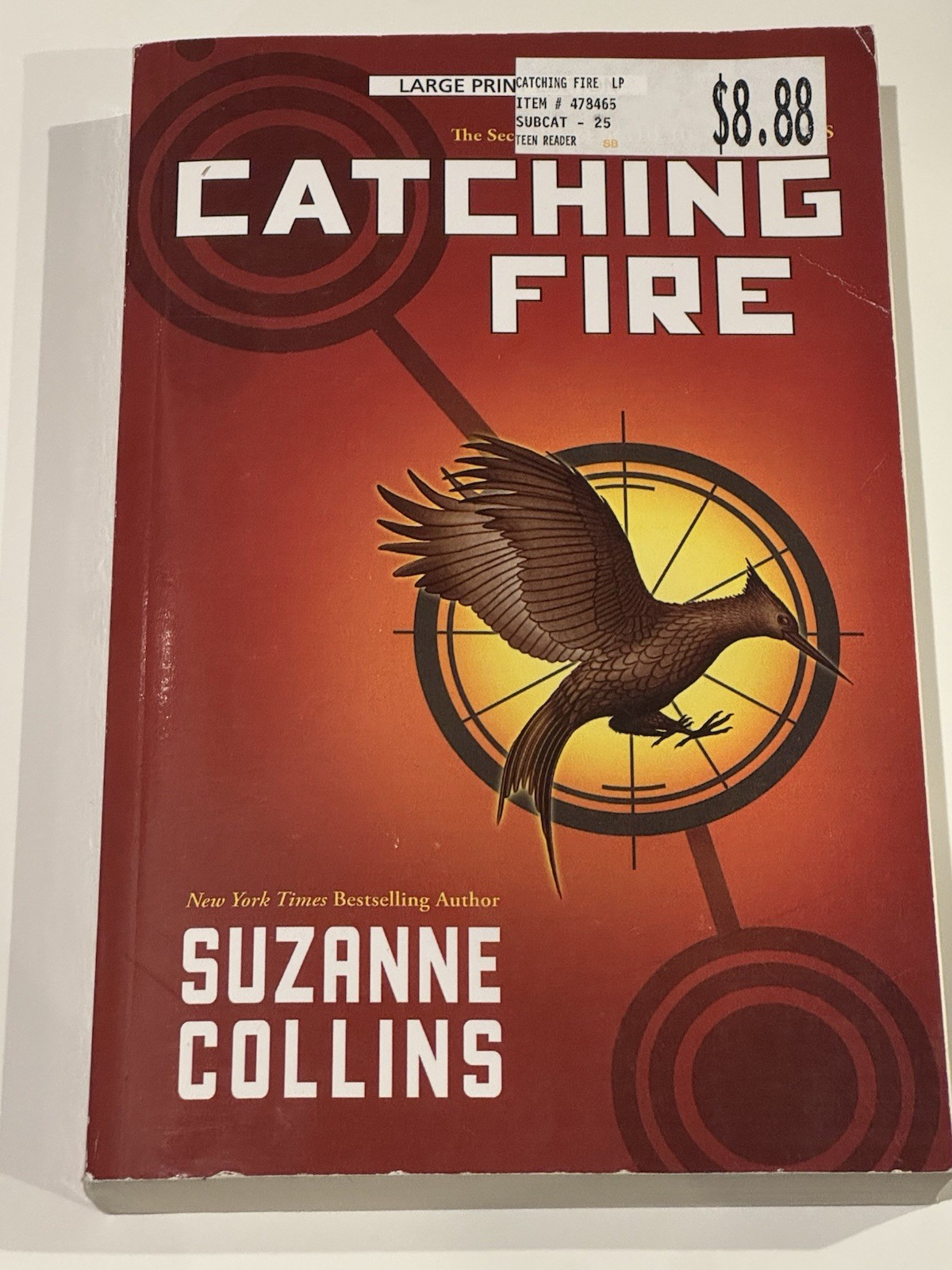 Catching Fire by Suzanne Collins (2012, Trade Paperback) Large Print Acceptable