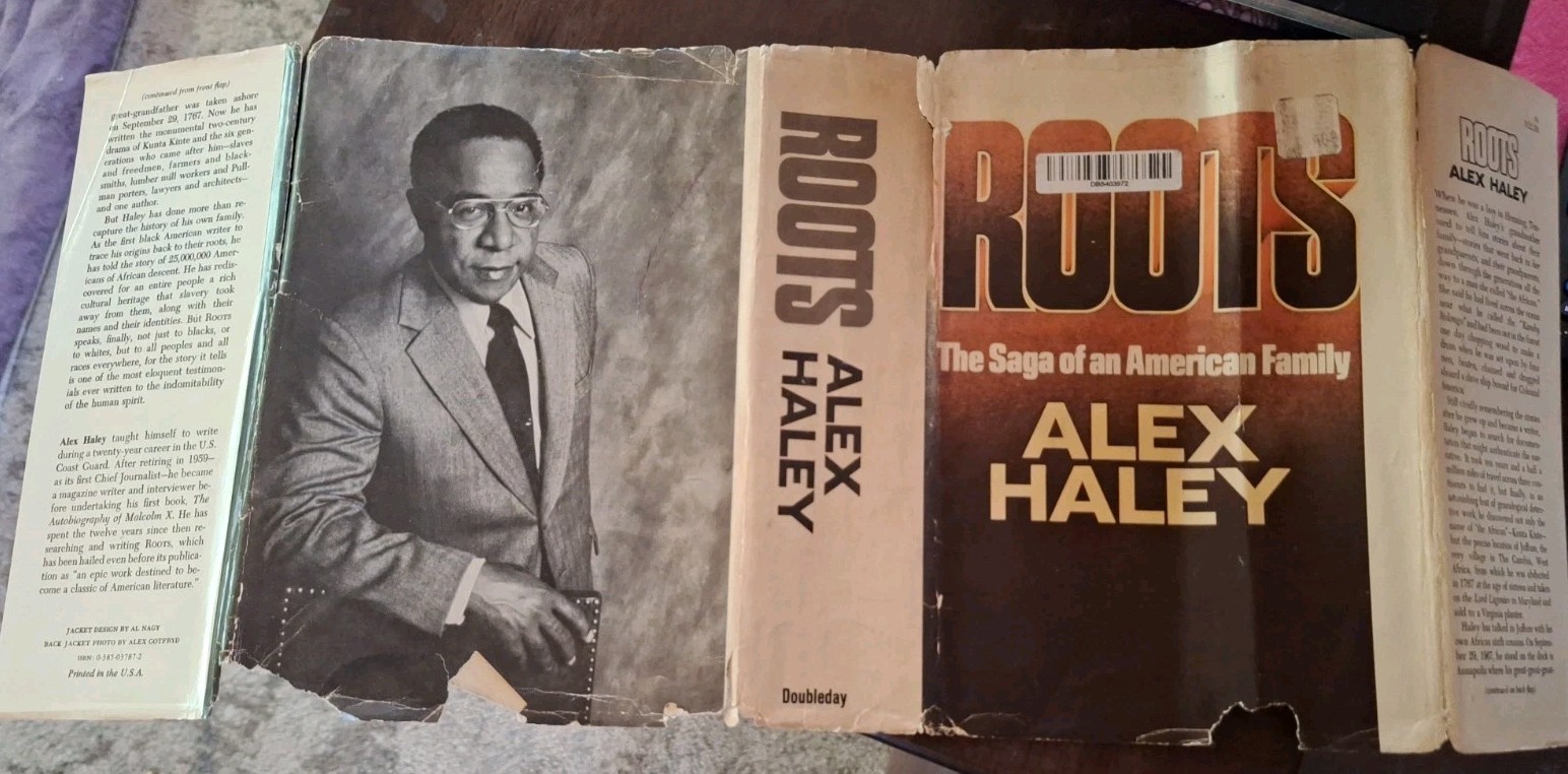 *VINTAGE* ROOTS by ALEX HALEY-1976 1st EDITION HC w/DJ