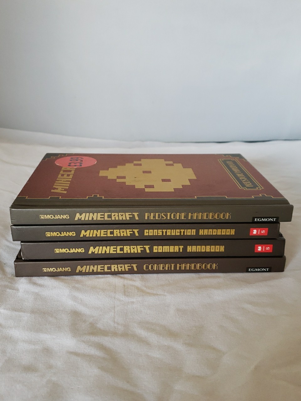Minecraft Handbook Collection – Majong – Egmont Scholastic 4 Book Set LOT