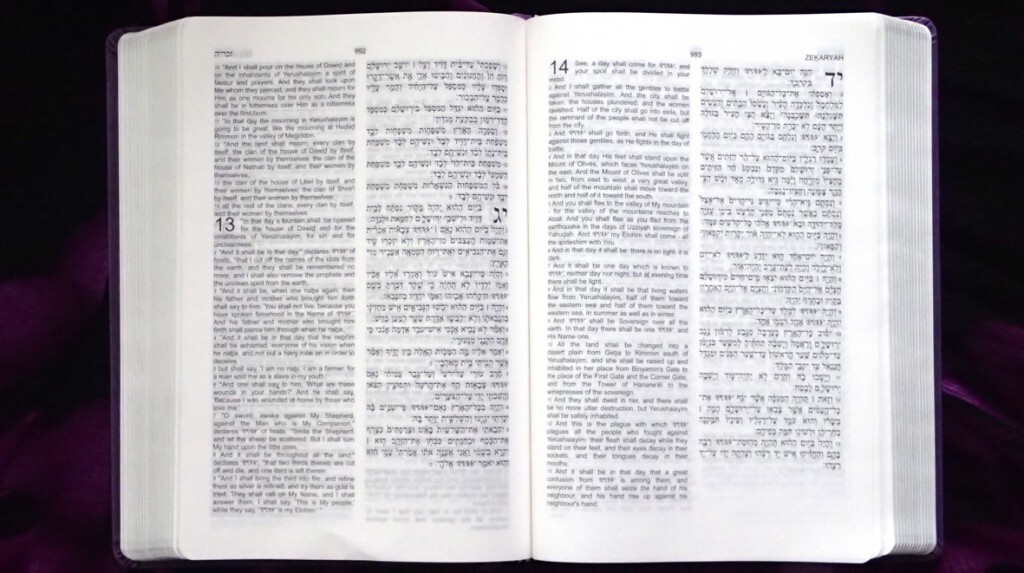 HalleluYah Scriptures PU HEBREW/ENGLISH Parallel Edition – ONLY ONE OF ITS KIND