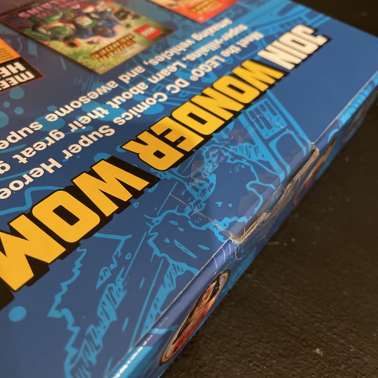 Lego DC Comics Super Heroes Wonder Woman Headlamp & 3 Book Gift Set Brand New