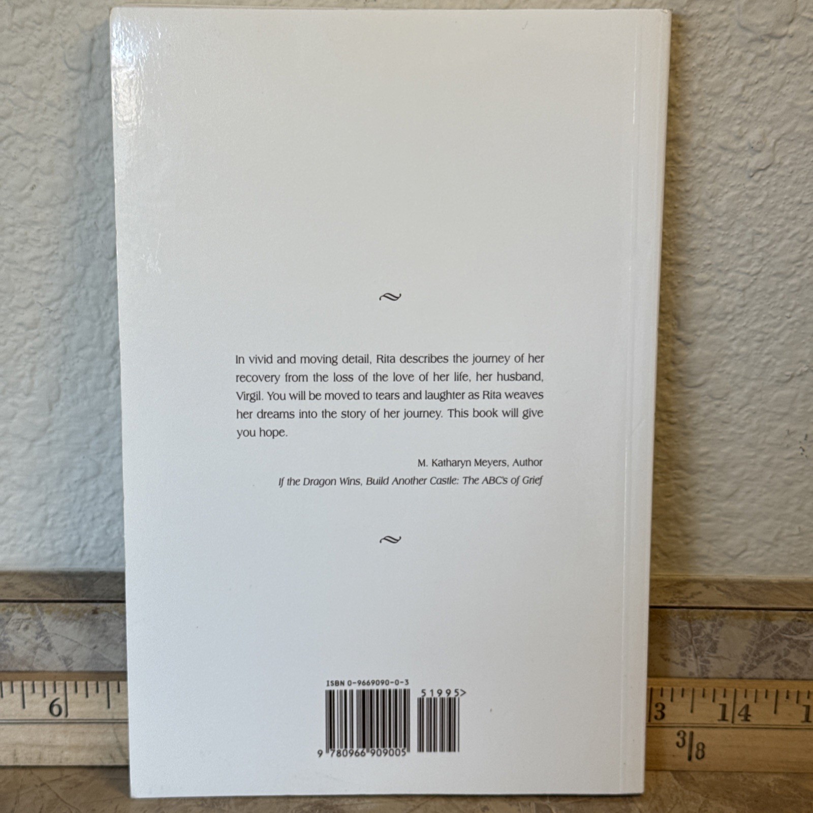 Seasons of Grief Rita D. Carrier 1999 Rare Self-Published Paperback 135 Pages