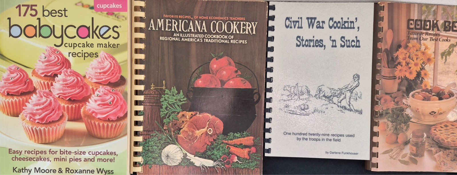 YOU PICK Cookbook-Many Vintage-Dinners-Desserts-Appetizers-Create Your Own Lot