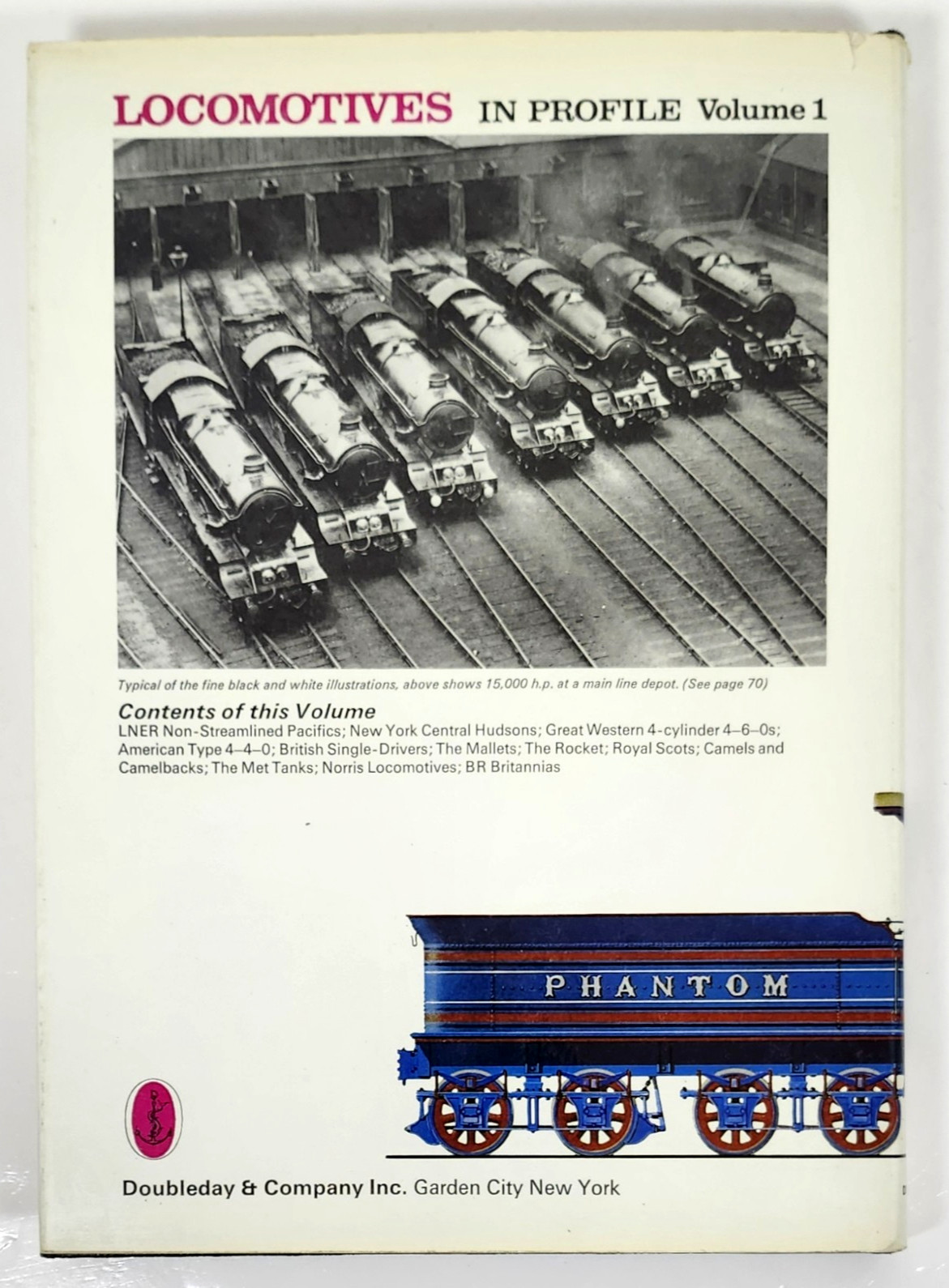 Locomotives in Profile Vol. 1 & 2 by Brian Reed (1971 HC)