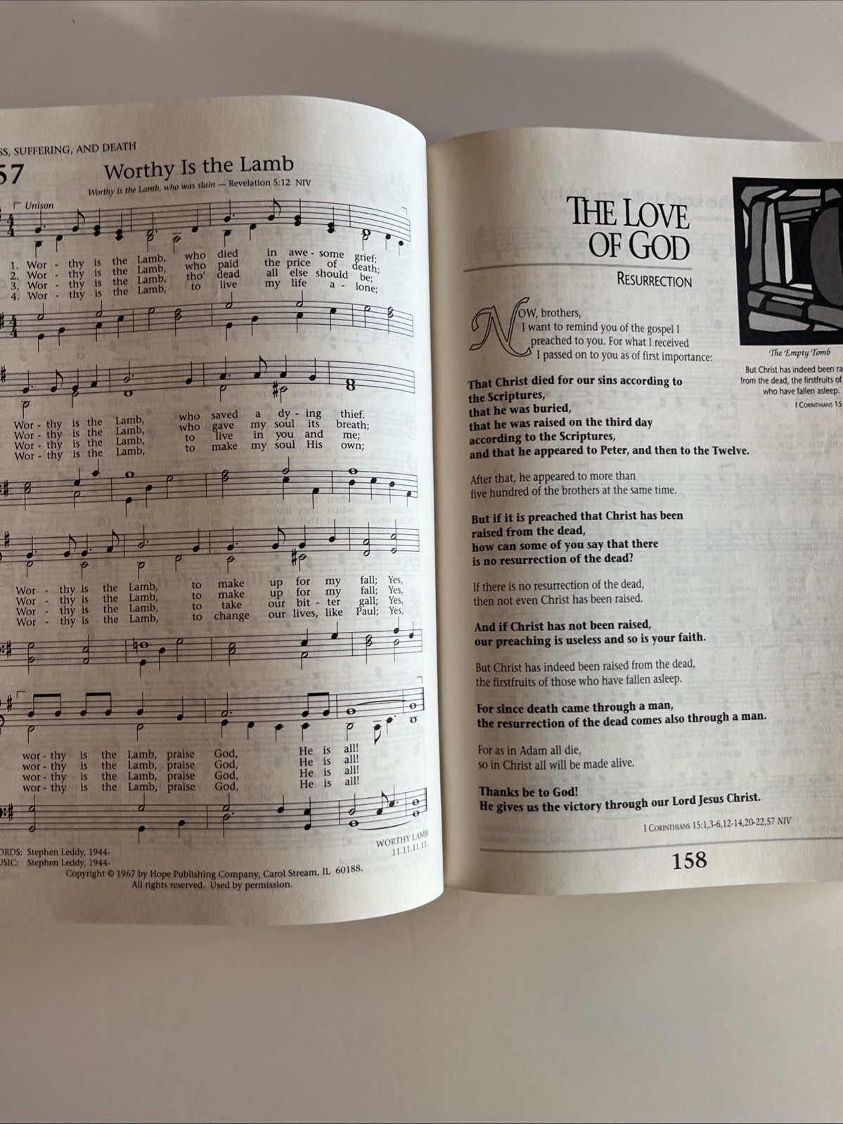 1991 The Baptist Hymnal HC, Crimson Dark & Gold – 10th Printing -(Y28)