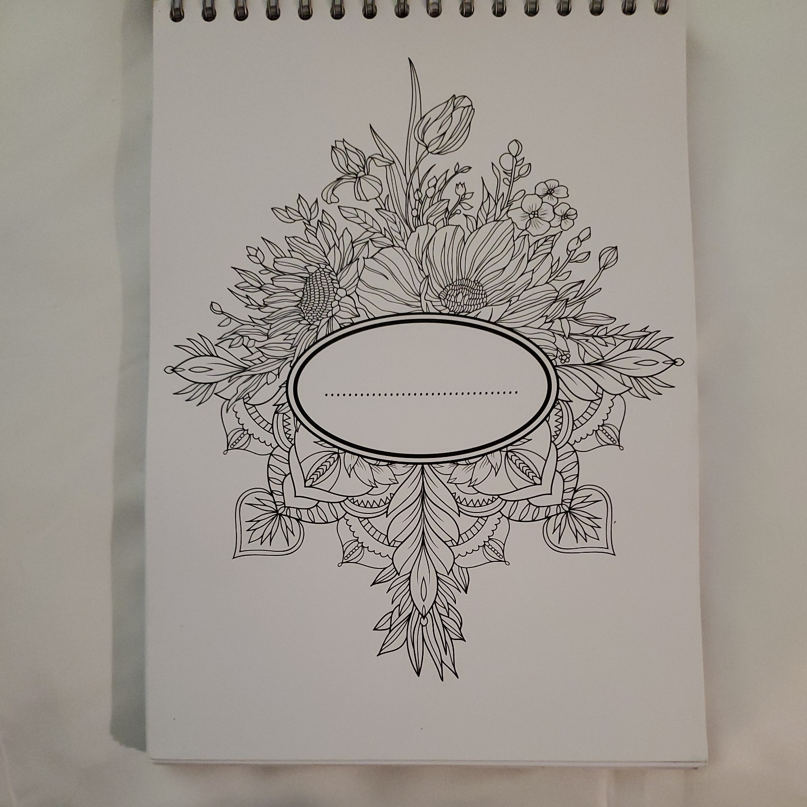 Colorya Mandalas Spiral Adult Coloring Book – 30 Pages