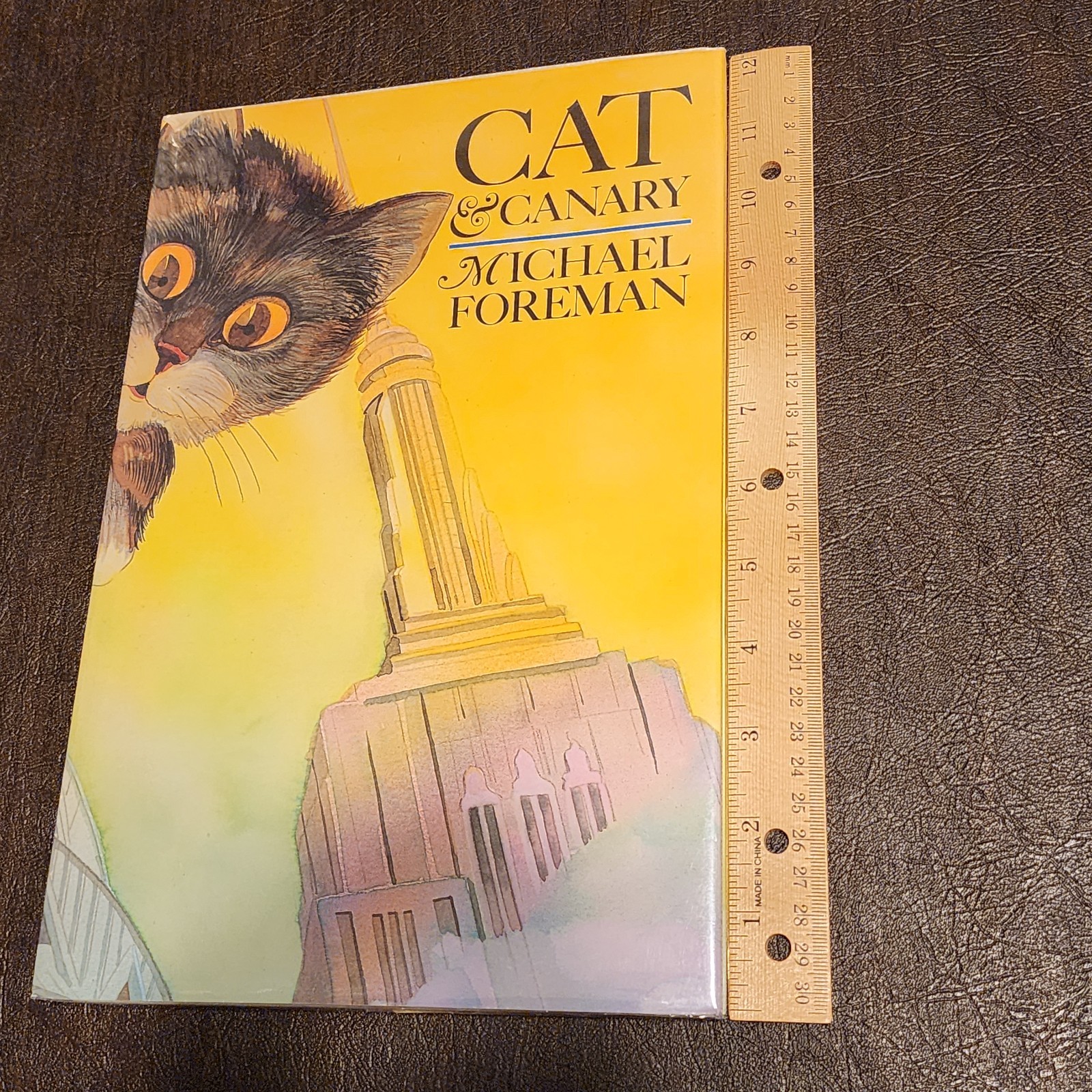 1st Edition Print – Cat and Canary Hardcover Michael Foreman Hardcover DJ GREAT