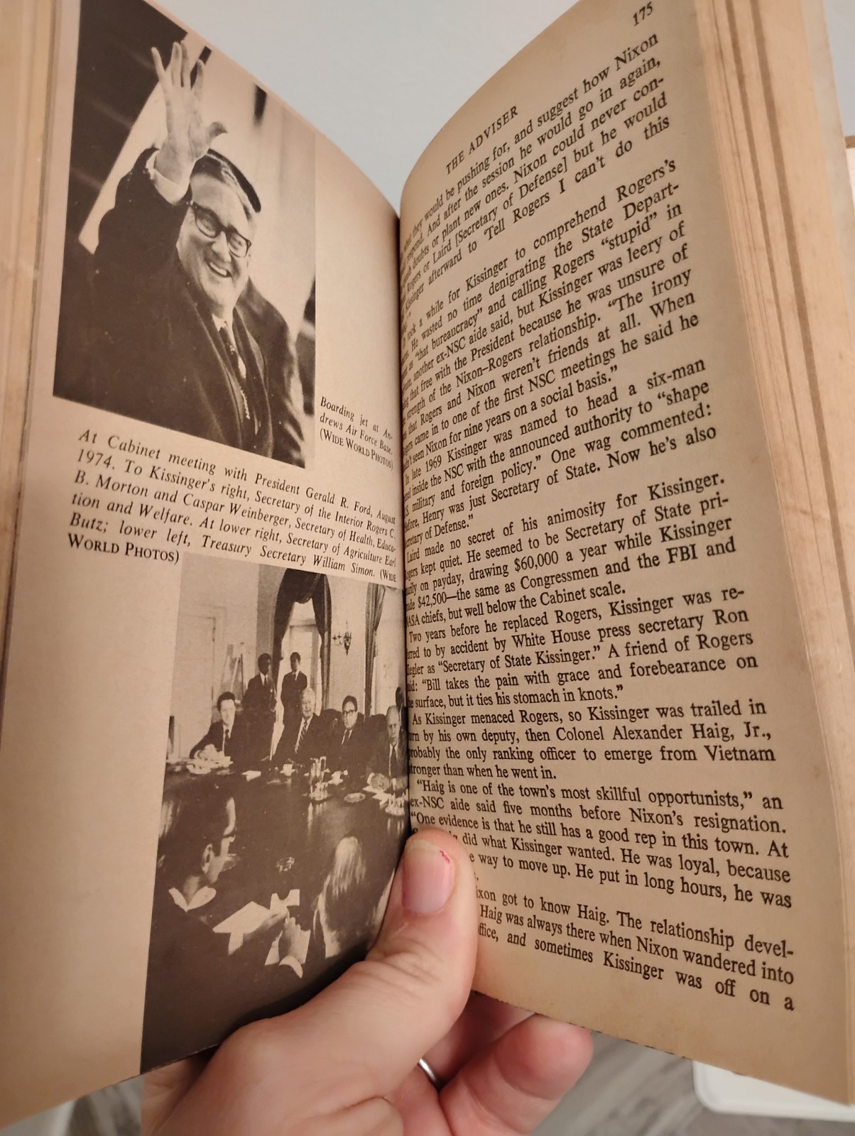 Henry KissingerHenry Kissinger the private & the public story hardback book 1974