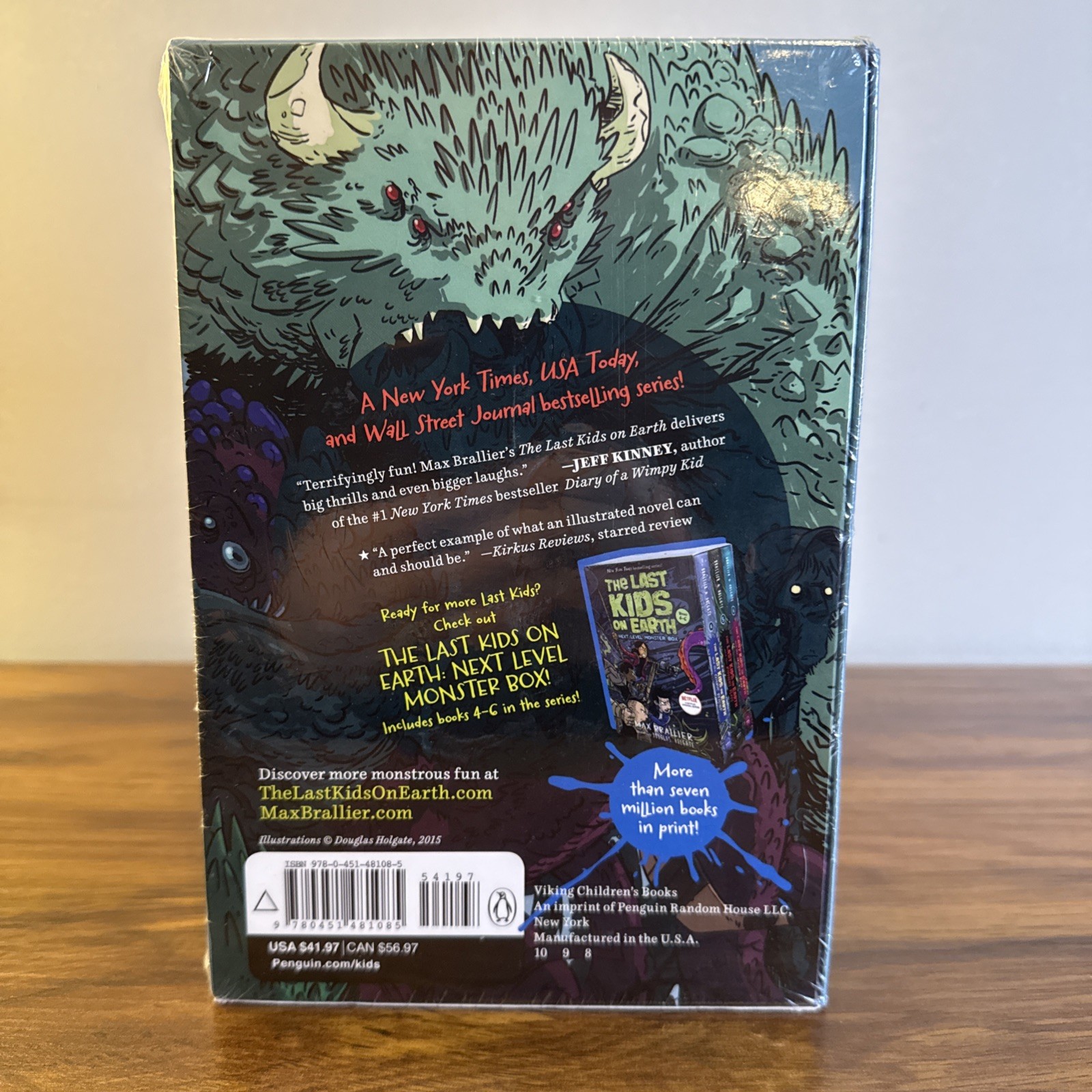 Last Kids on Earth: the Monster Box (books 1-3) by Max Brallier (2018, Hardcover