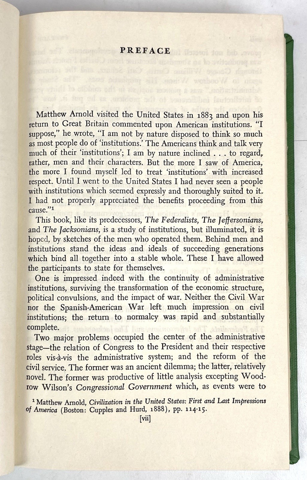 The Republican Era 1869-1901, A Study in Administrative History by L. White 1958