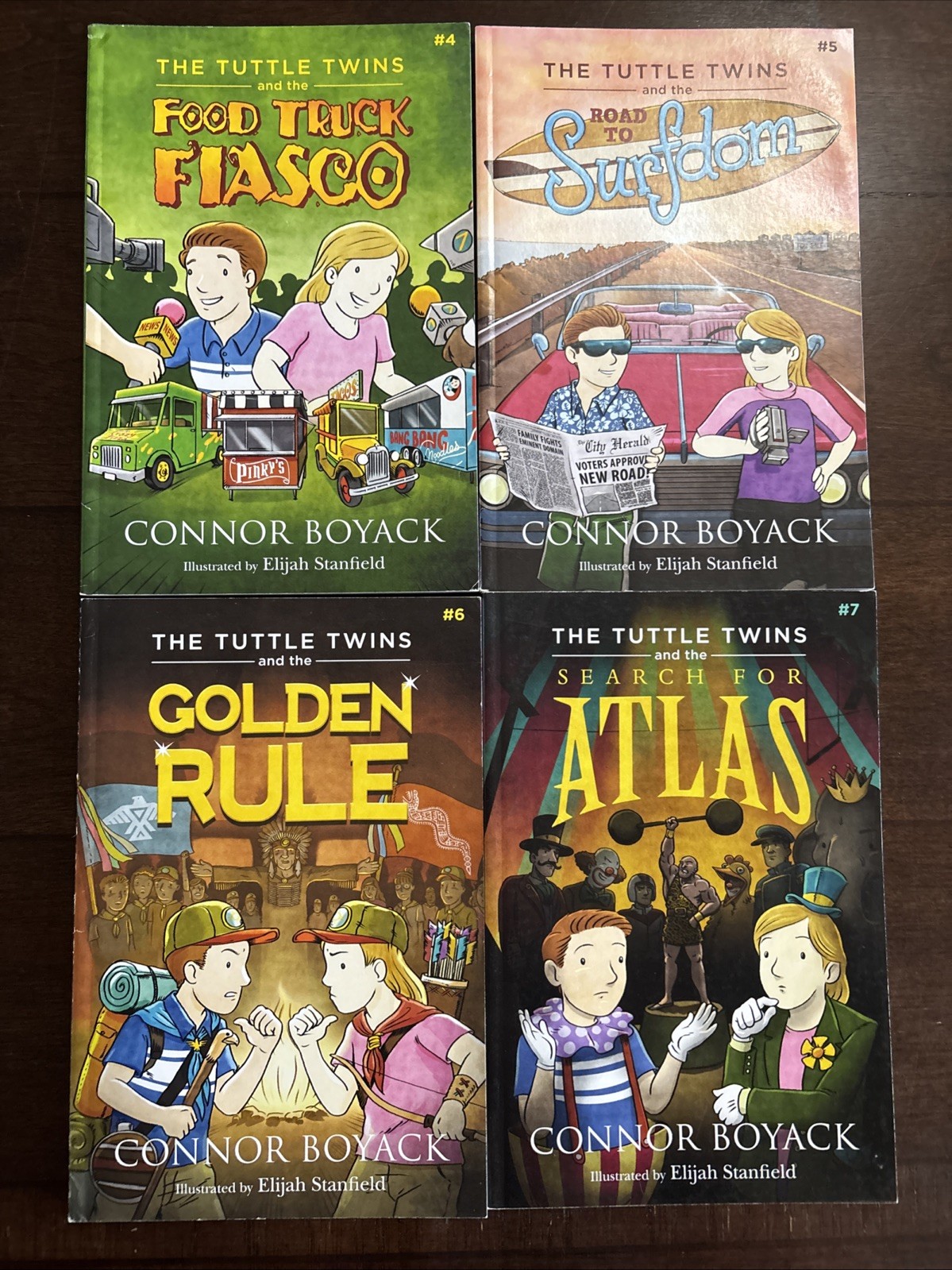 Lot 12 Tuttle Twins Vol. 1-11 + Lemonade Stand Connor Boyack Paperback Most VG