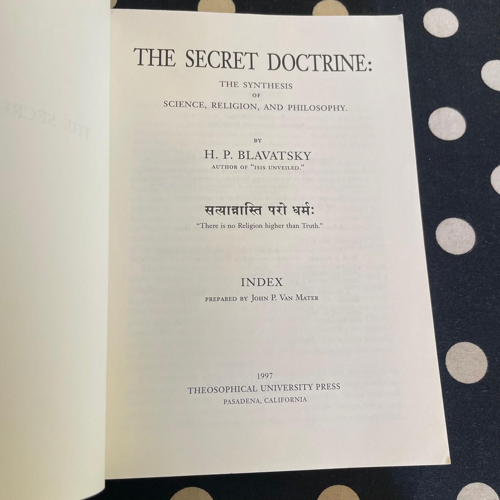 Secret Doctrine Index & Vol. II & Isis Unveiled Vols I & II by Madame Blavatsky